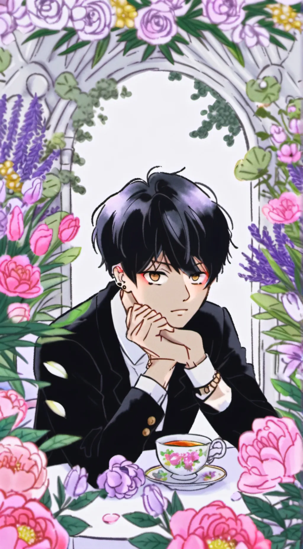 ai character: Mashel background