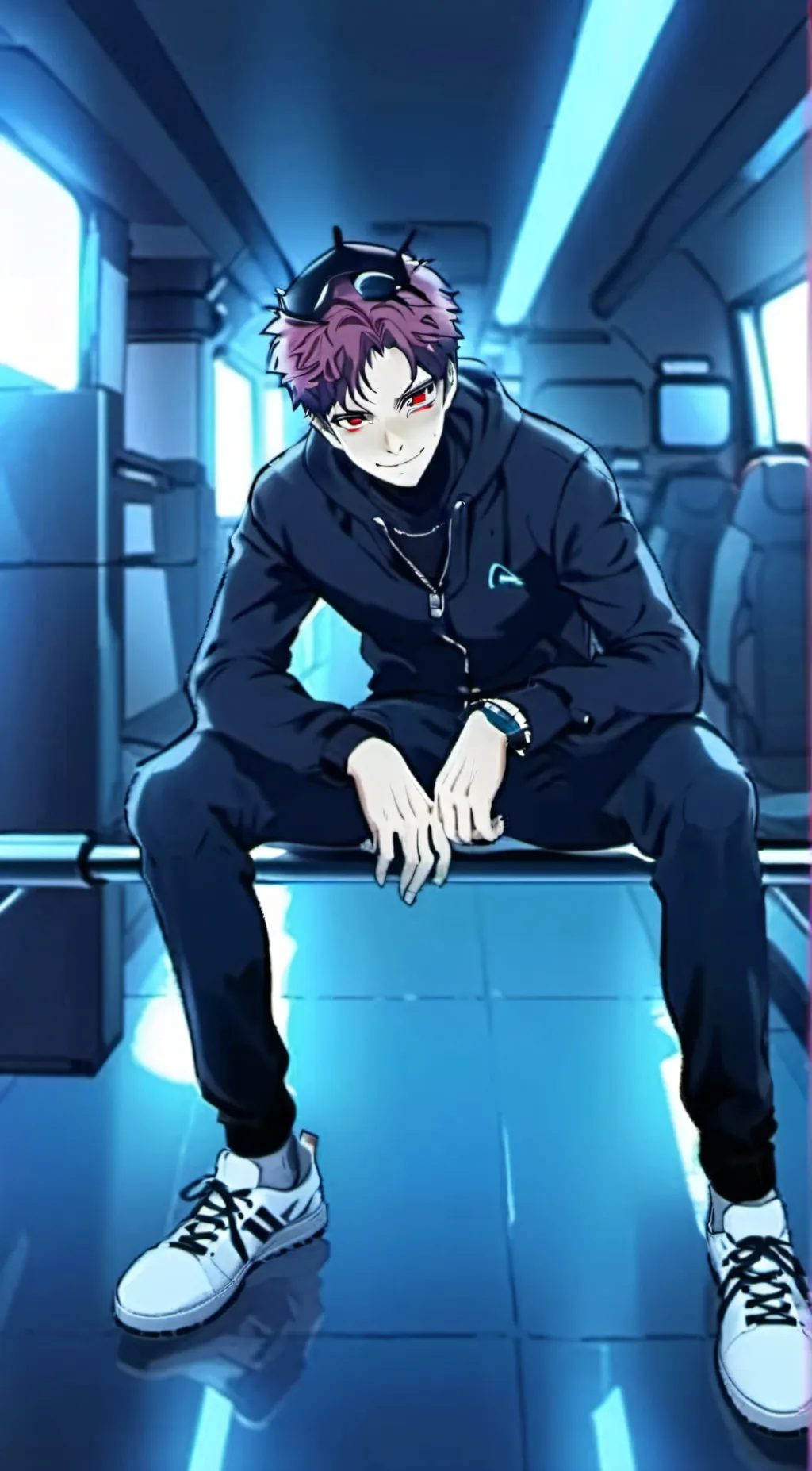 Talkie AI - Chat with akaza wear wolf 