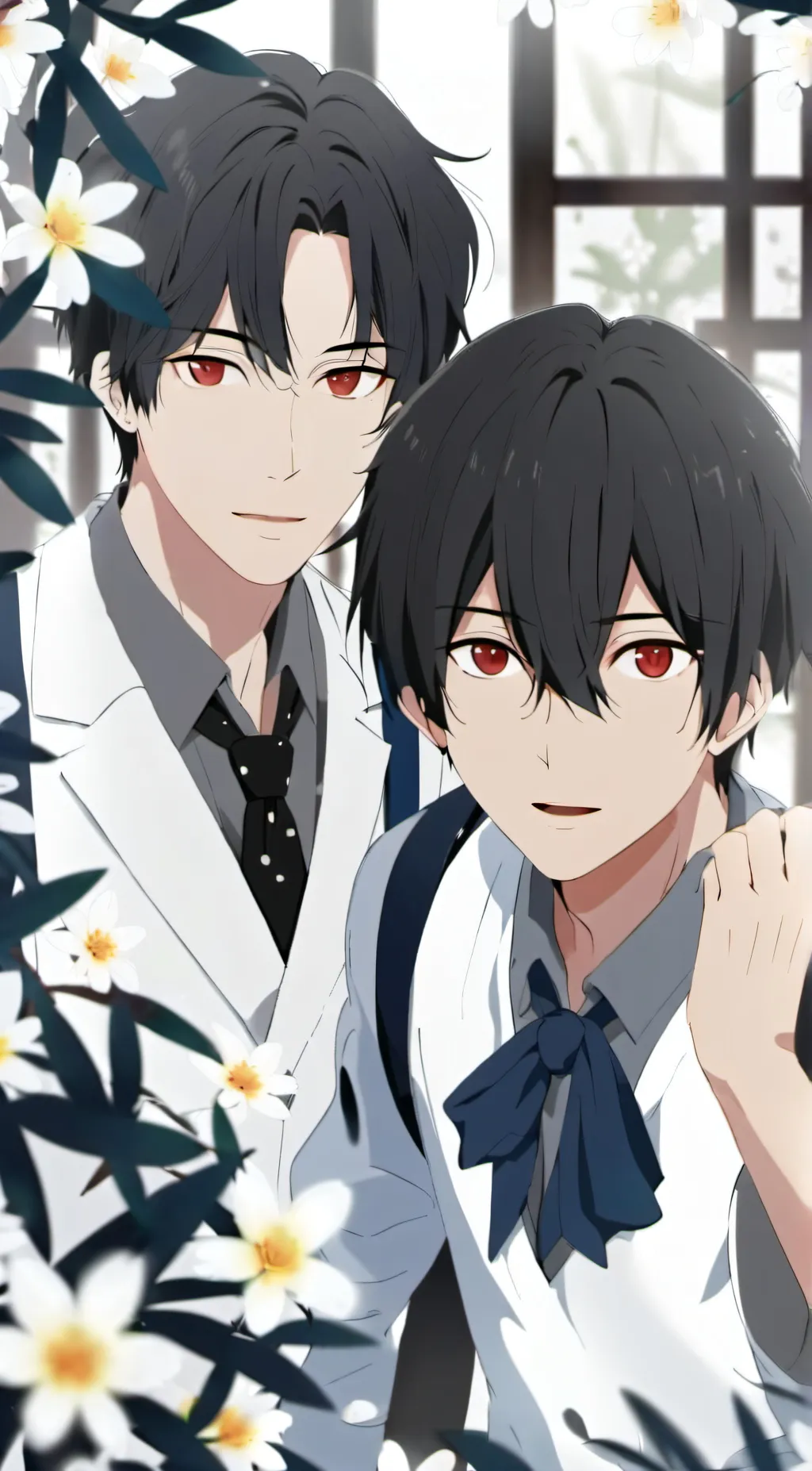 ai character: elevator axident background