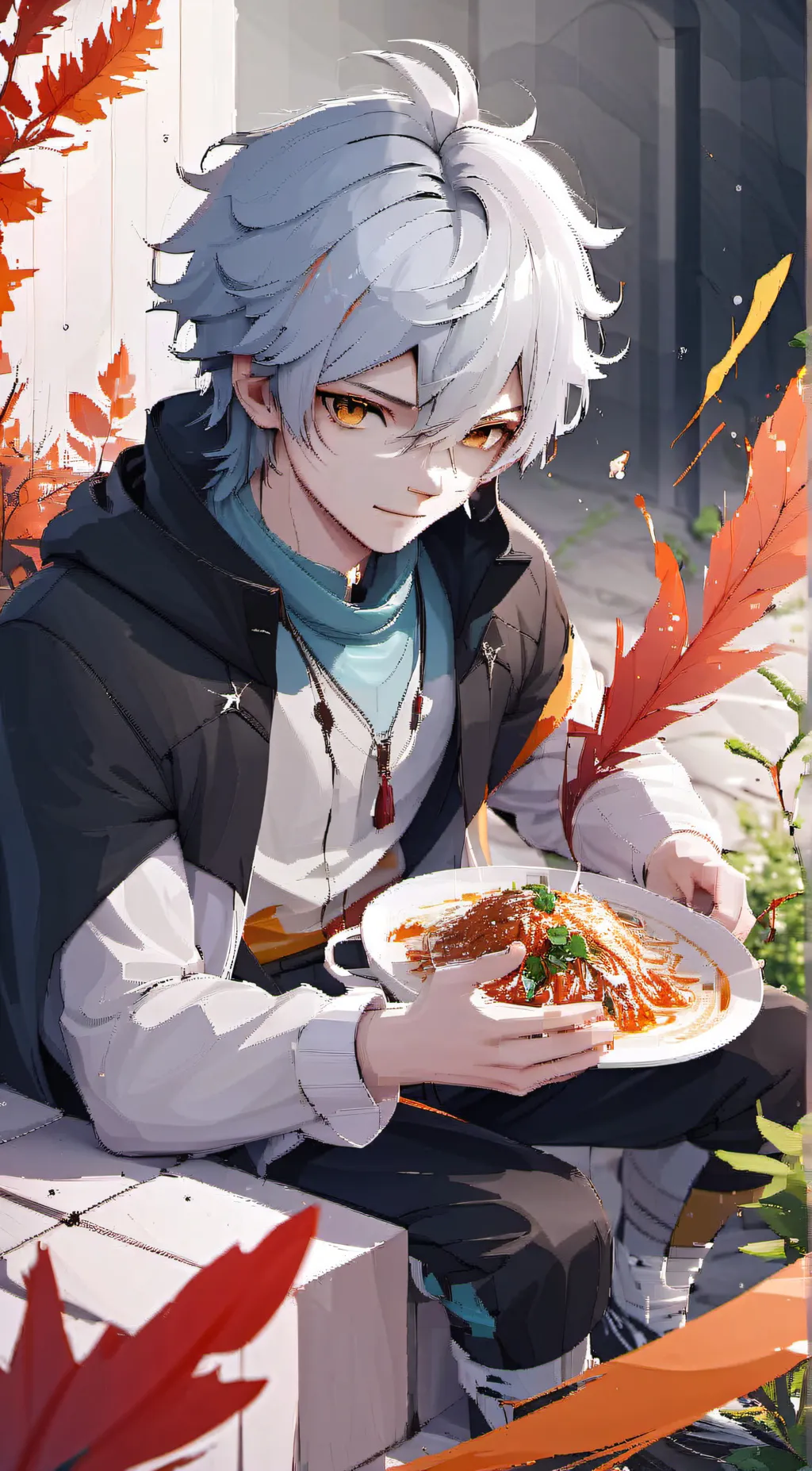 ai character: bakudeku (child) background