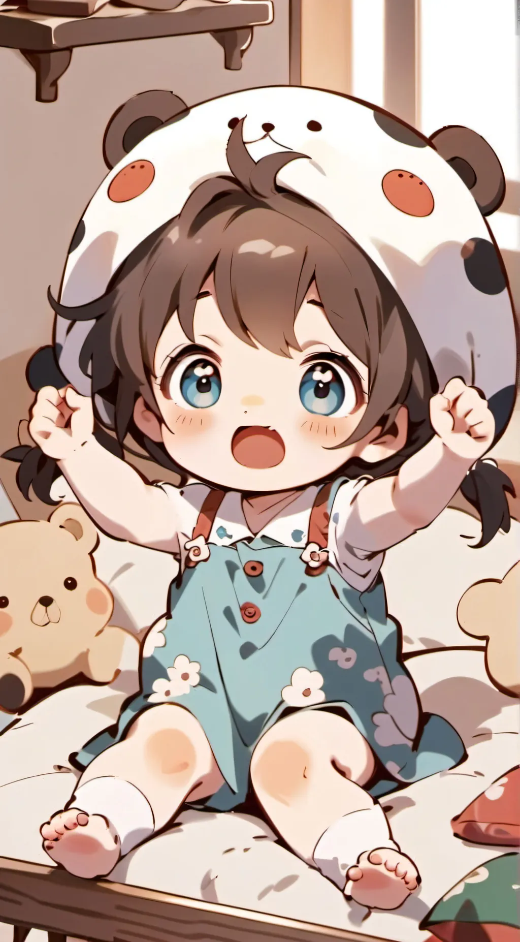 ai character: Baby lizzy background