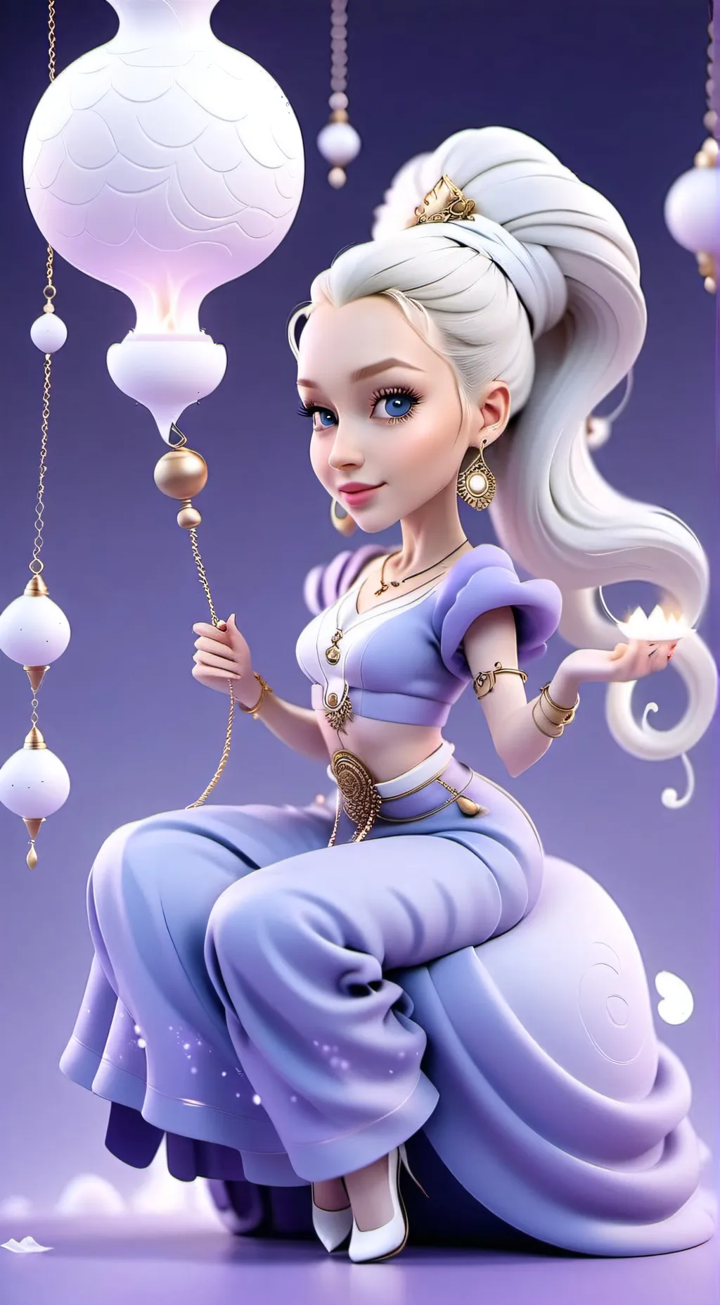 ai character: Genie Tara background