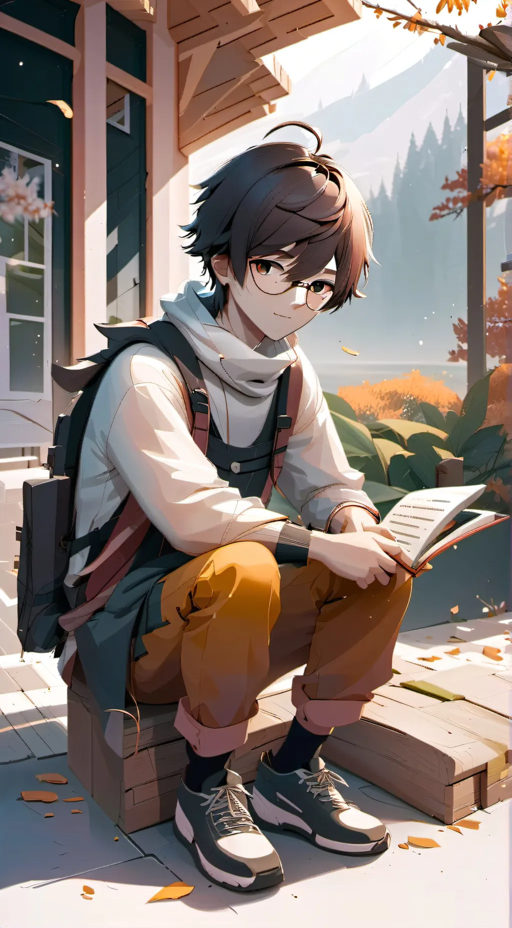 ai character: Gerry  background