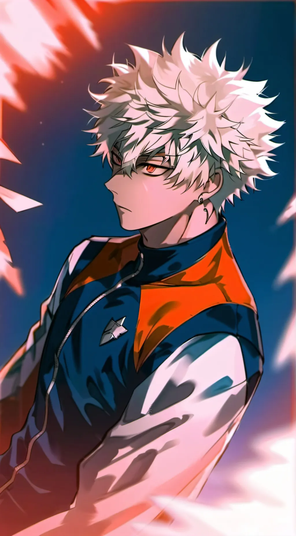 ai character: Katsuki bakugo  background