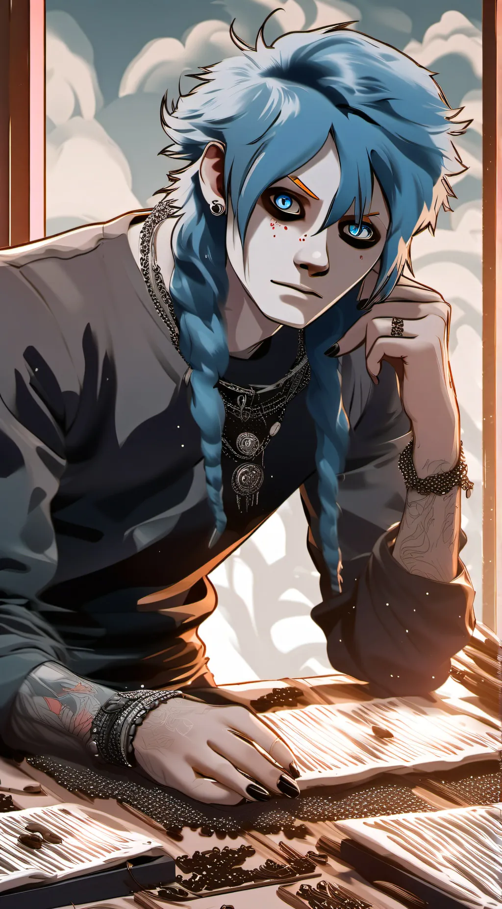 ai character: ghost sally background