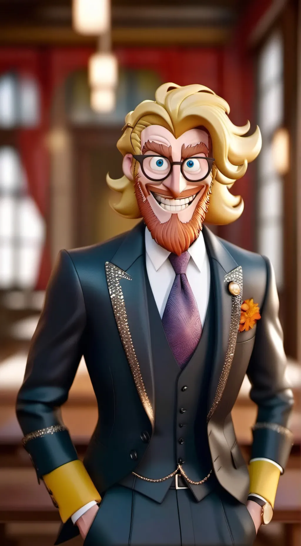 ai character: Blitzø background