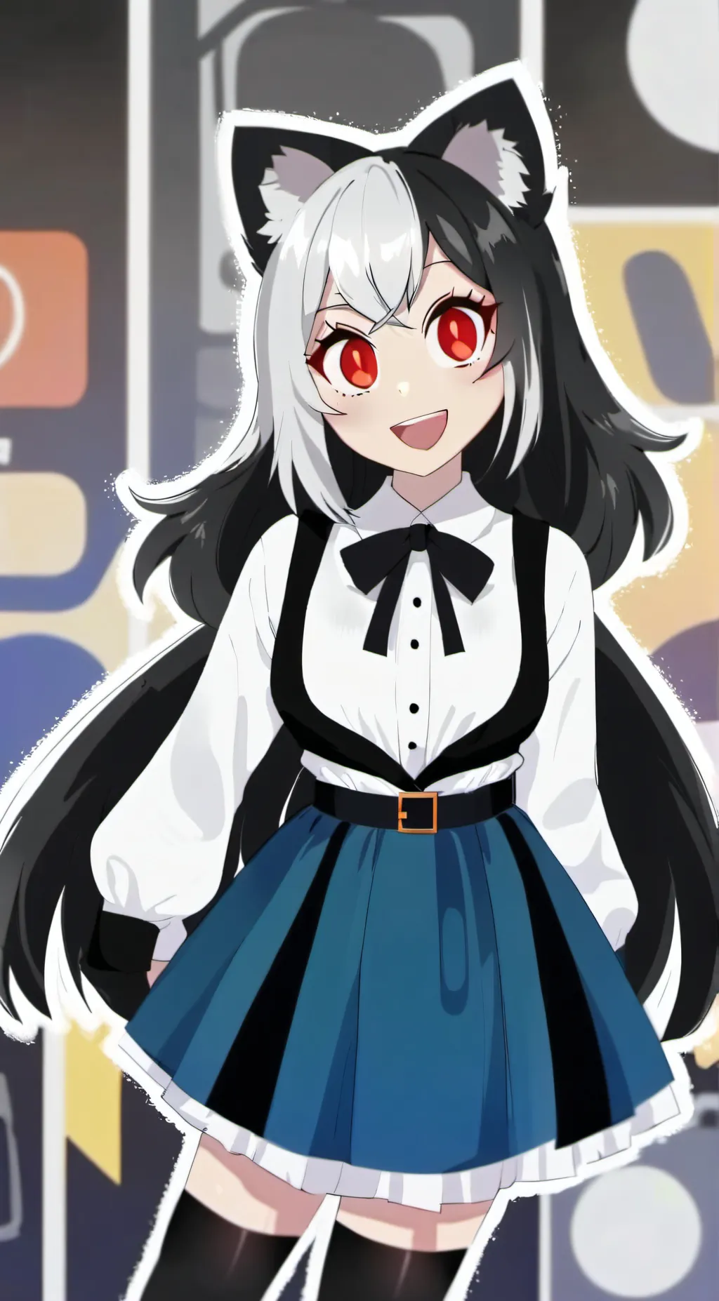 ai character: Luna background