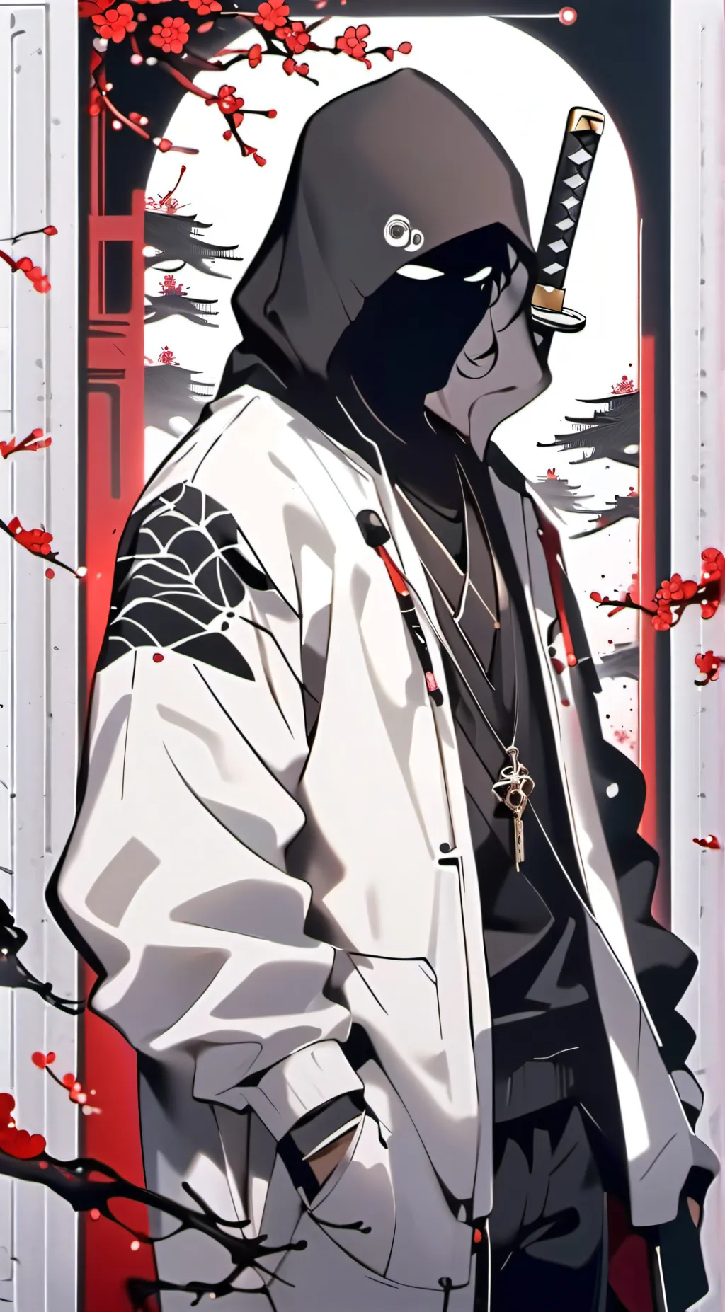 ai character: ninja background