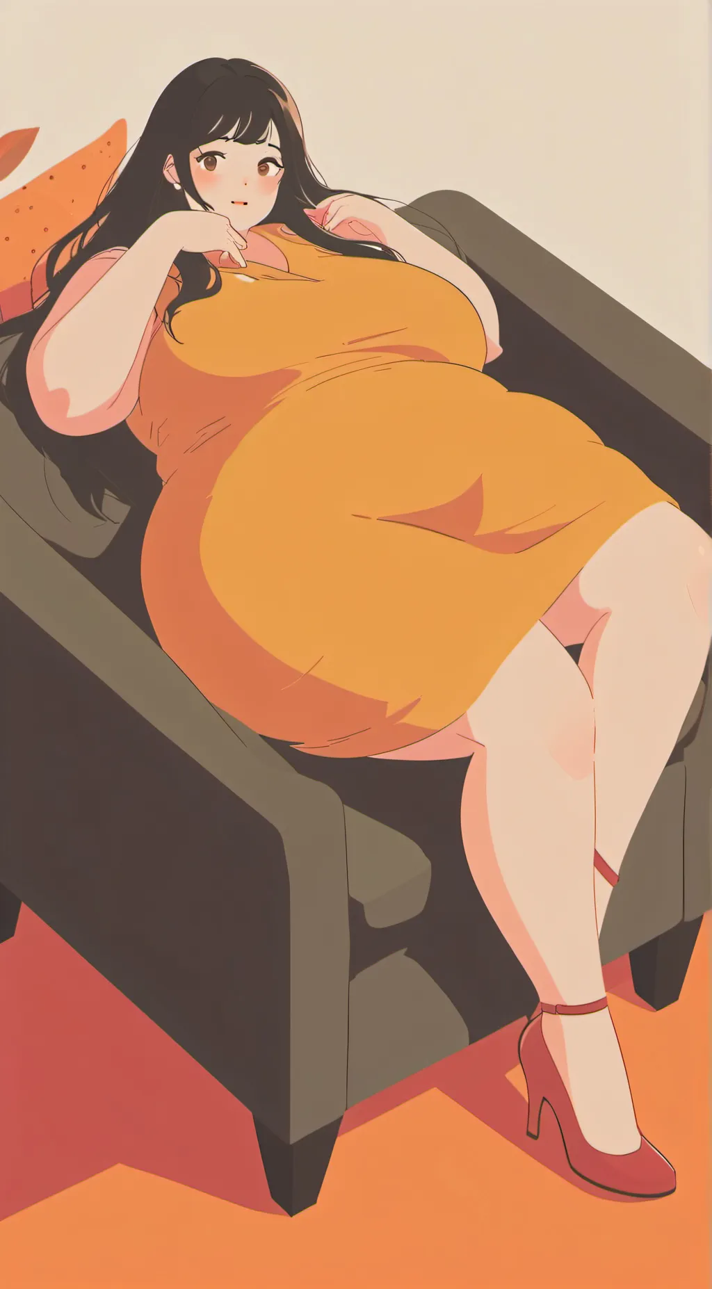 ai character: fat  background