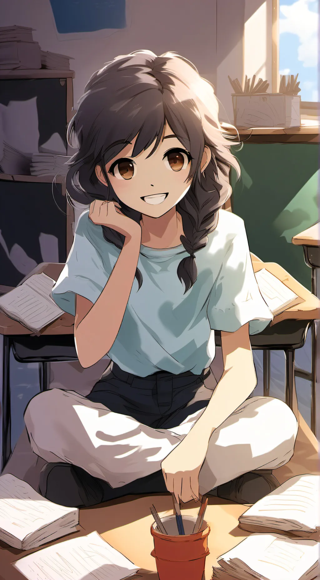 ai character: Lana background