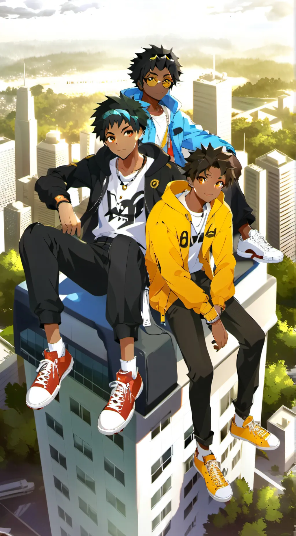 ai character: HB/murder drones background