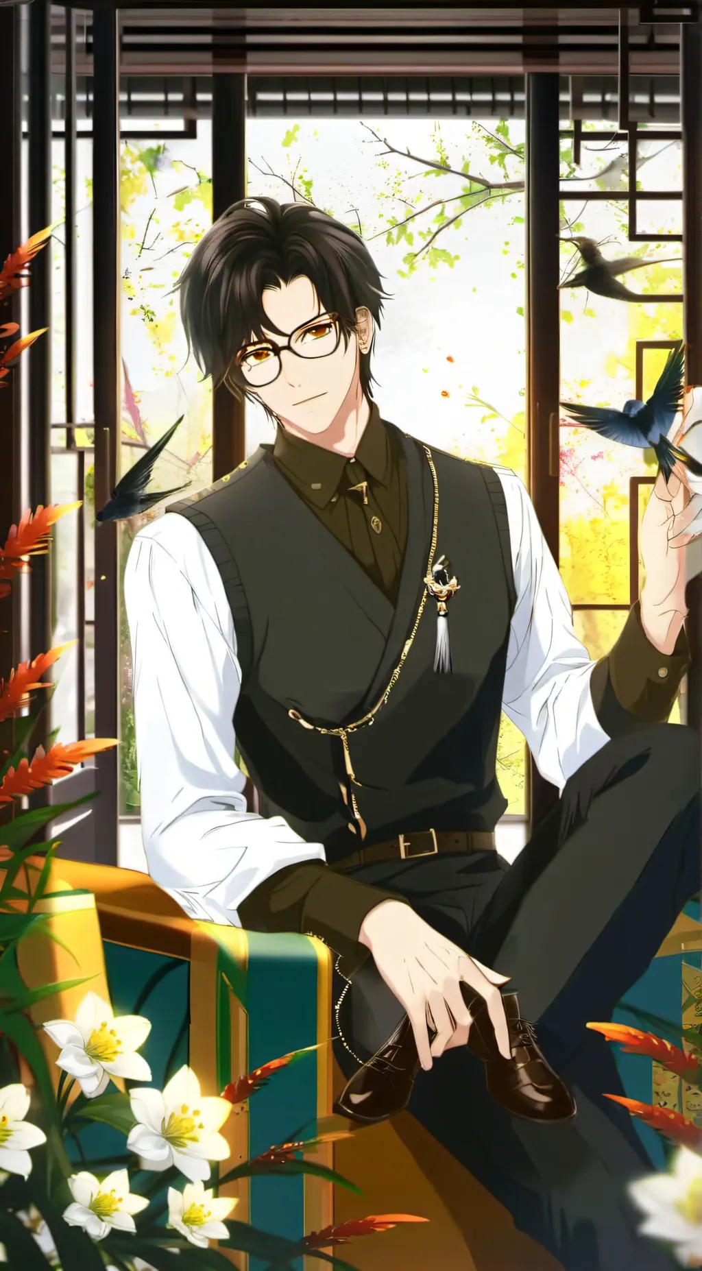 ai character: Max background