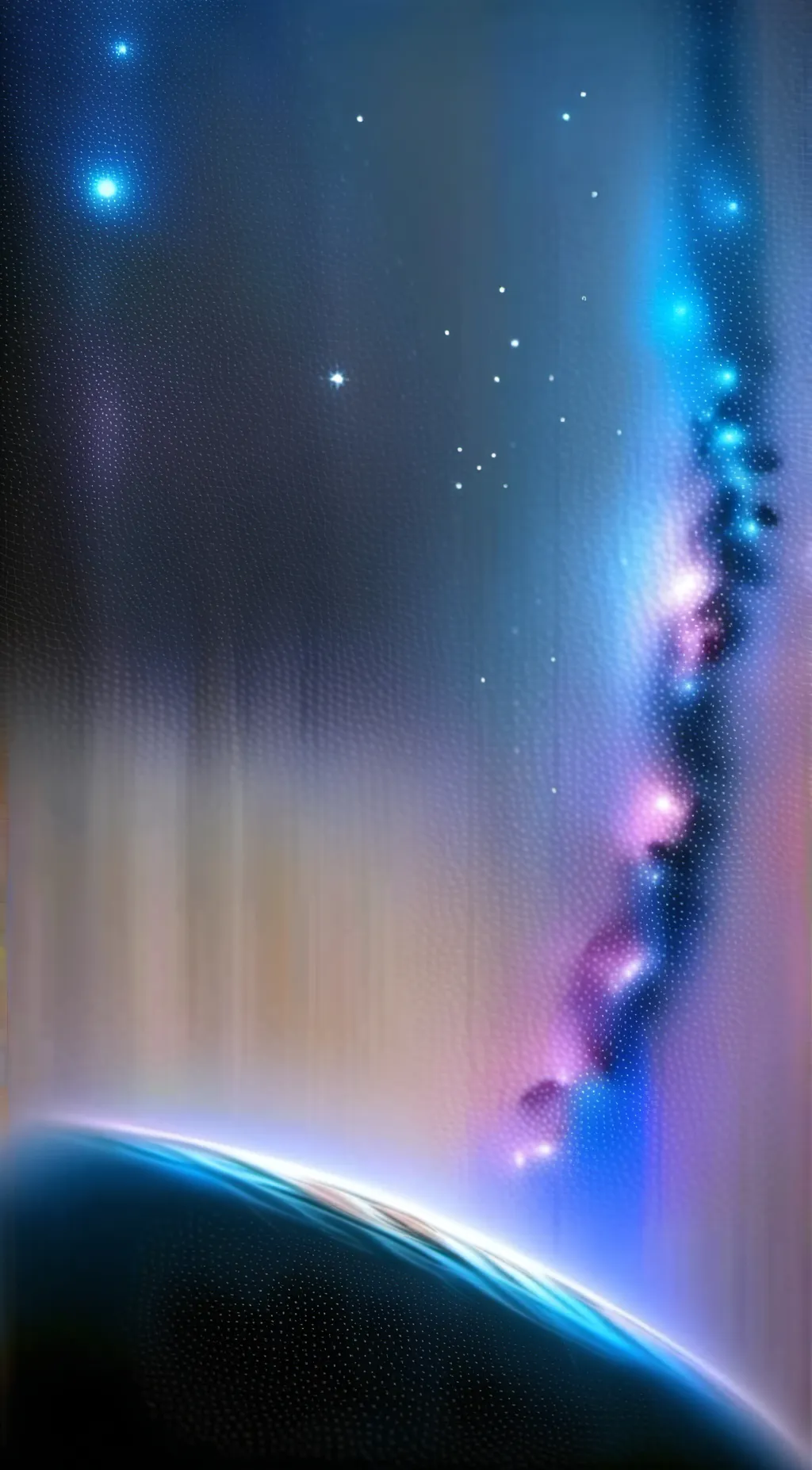 ai character: Galaxy background