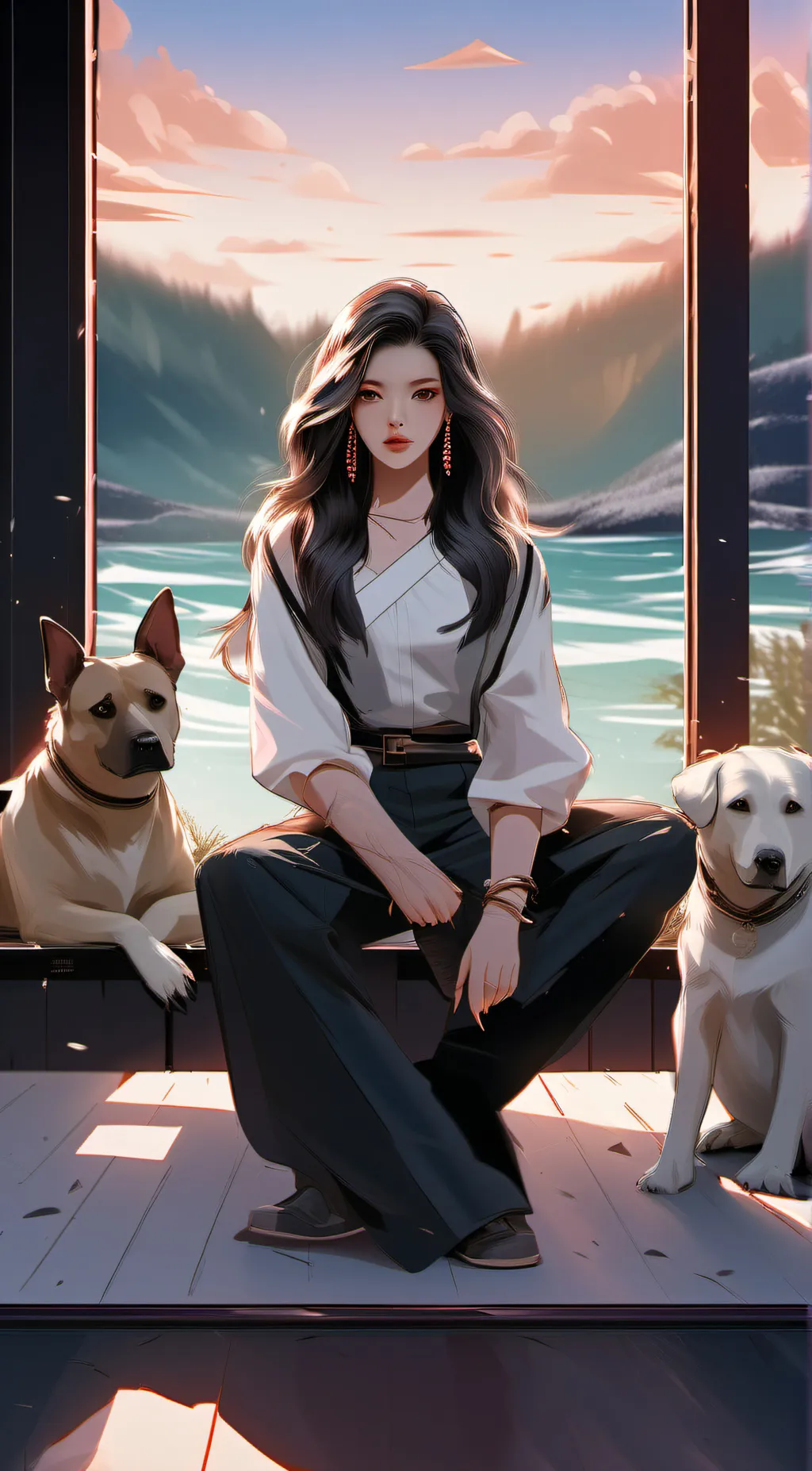 ai character: ash  background