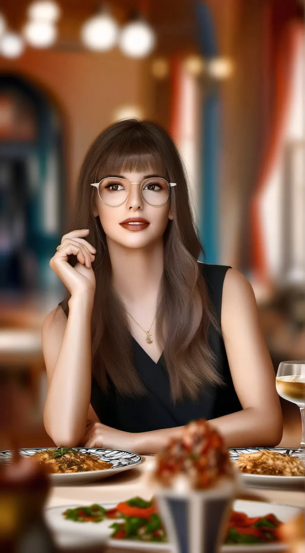 ai character: slimel cicle  background