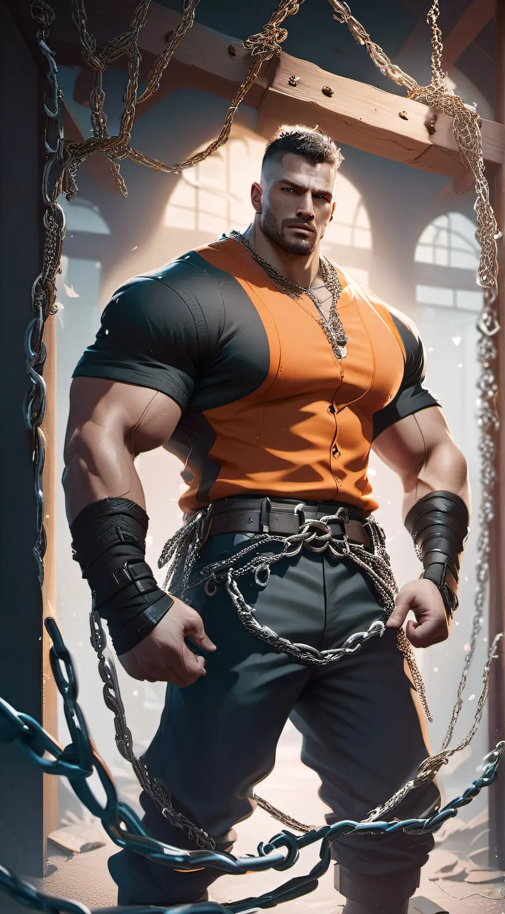 ai character: Aaron background