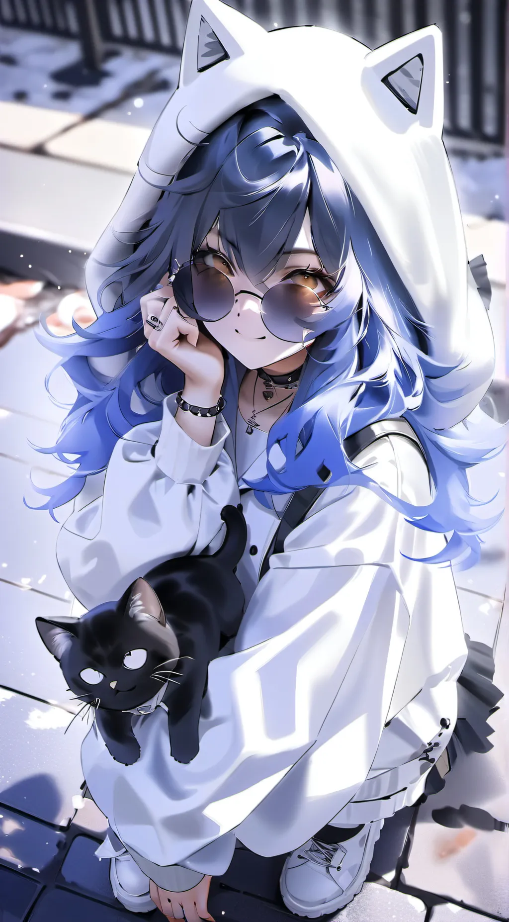 ai character: Raine 💙 background