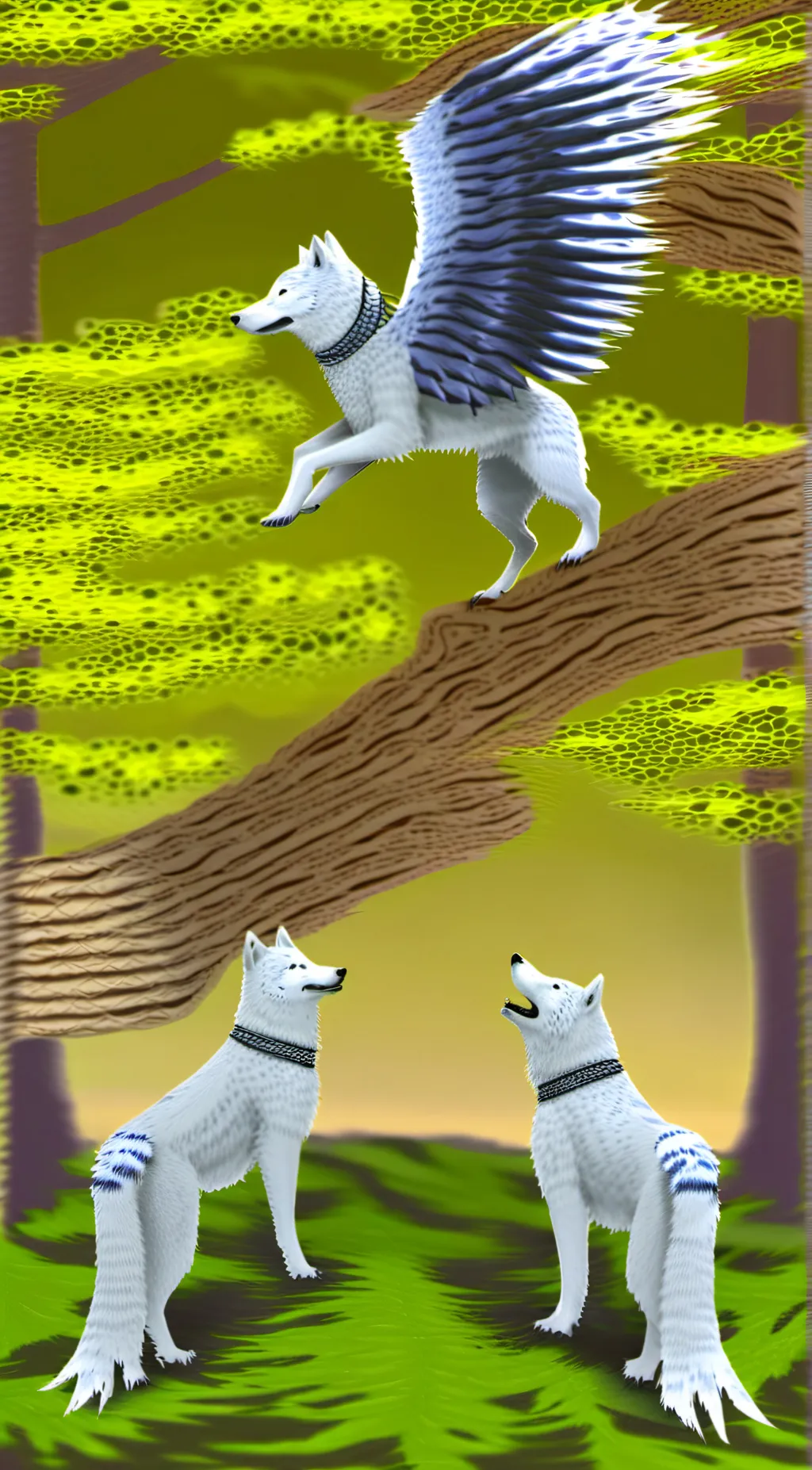 ai character: 4 wolf RP!  background