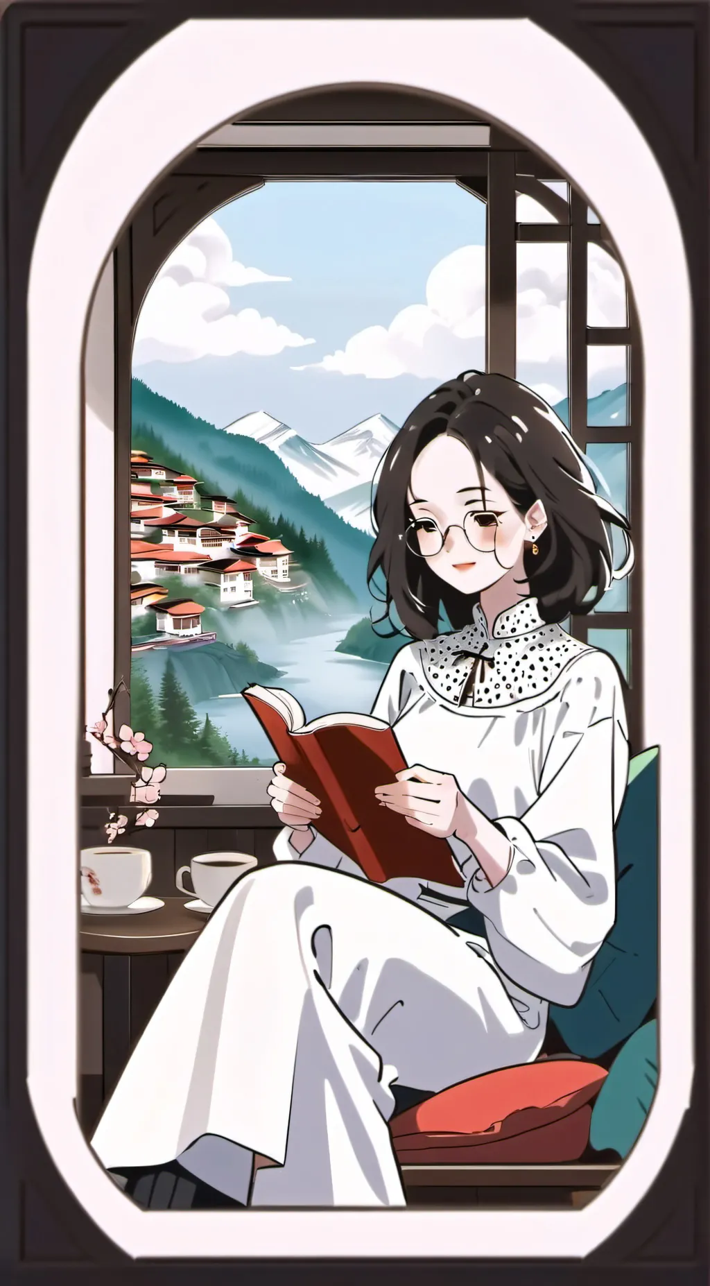 ai character: Ashley background