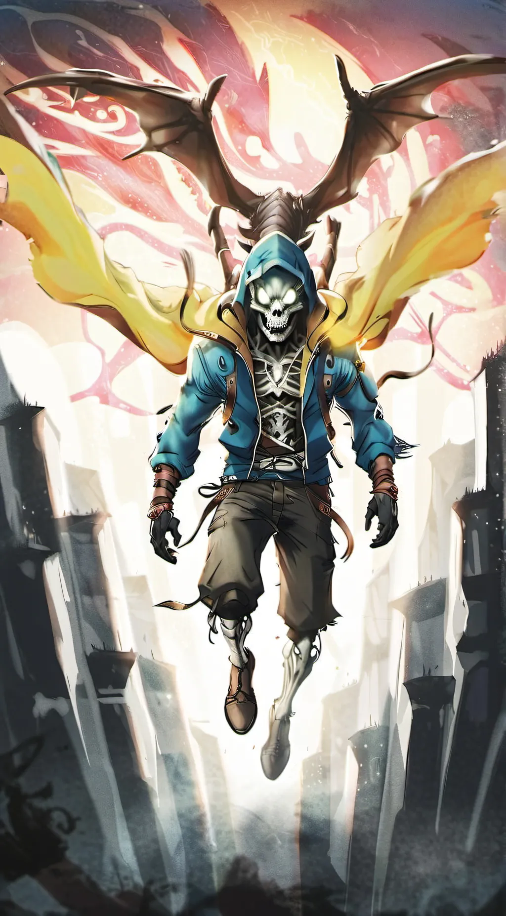 ai character: Sans background