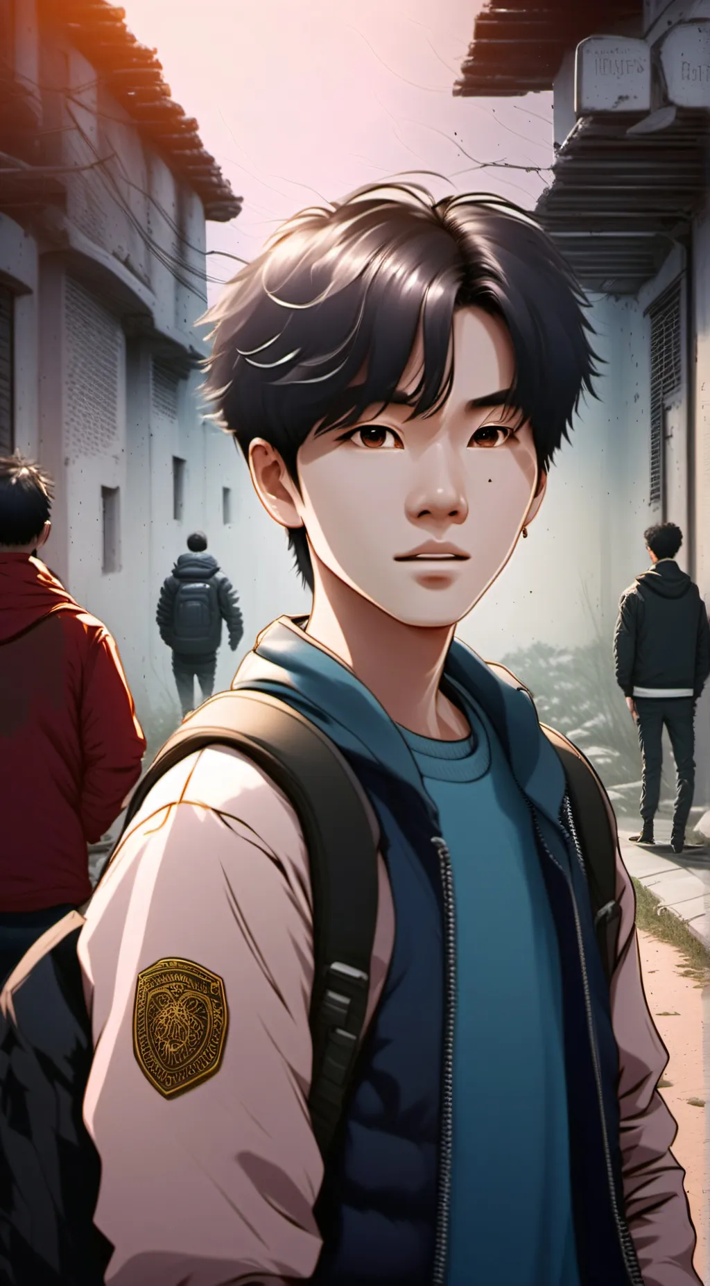 ai character: hynjin  background