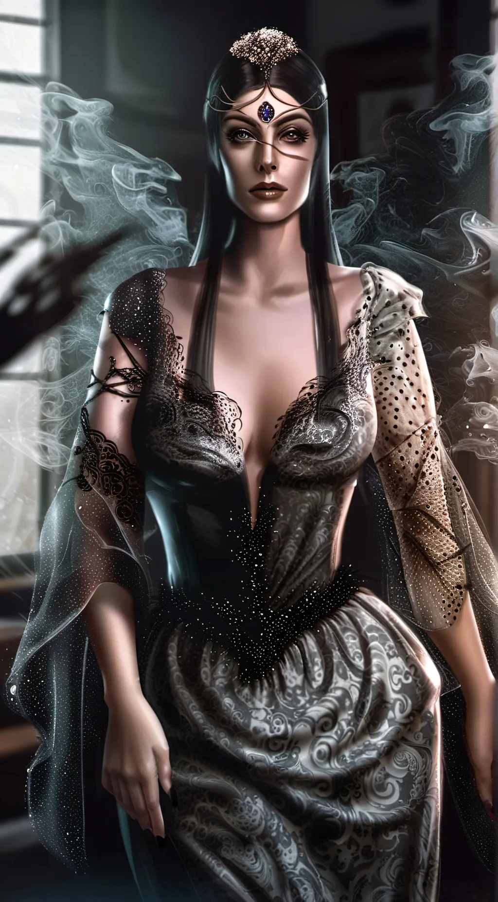 ai character: Ghost of the Arts background