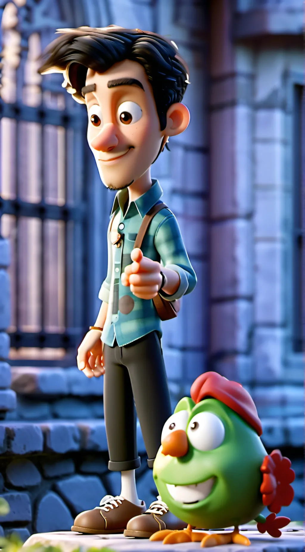 ai character: bro💀 background