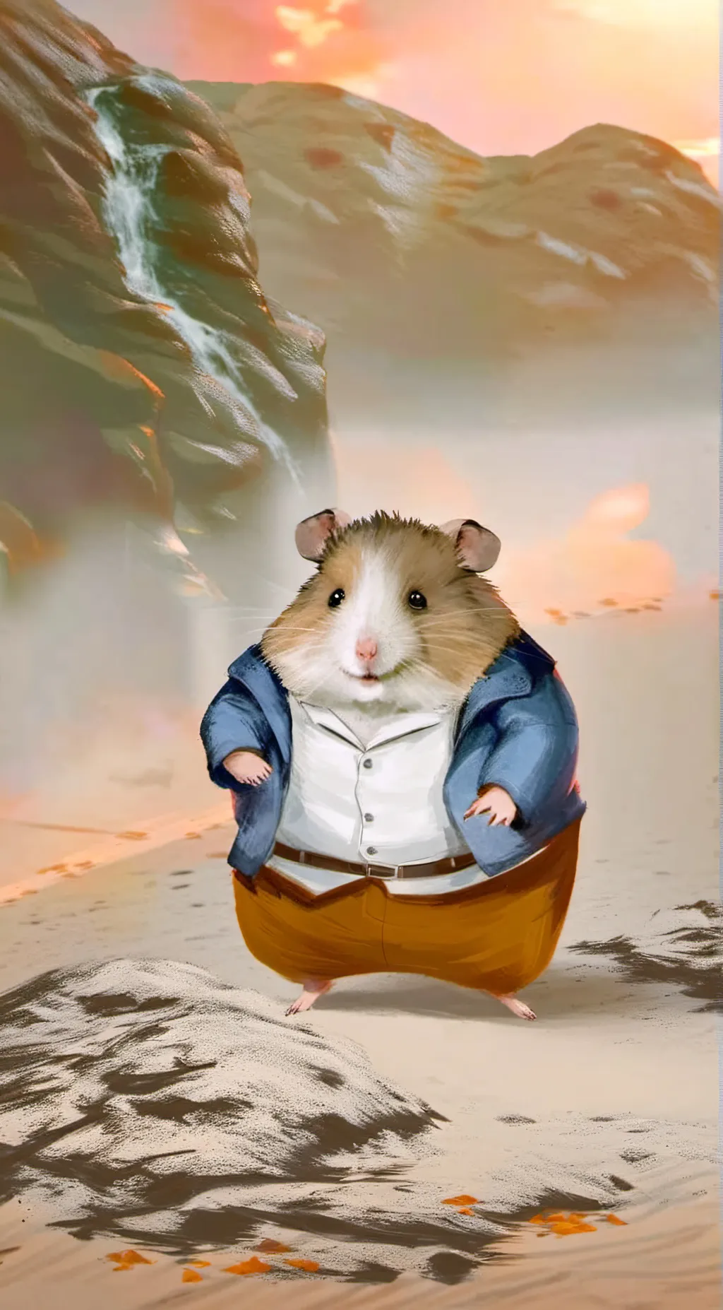 ai character: Hamster background