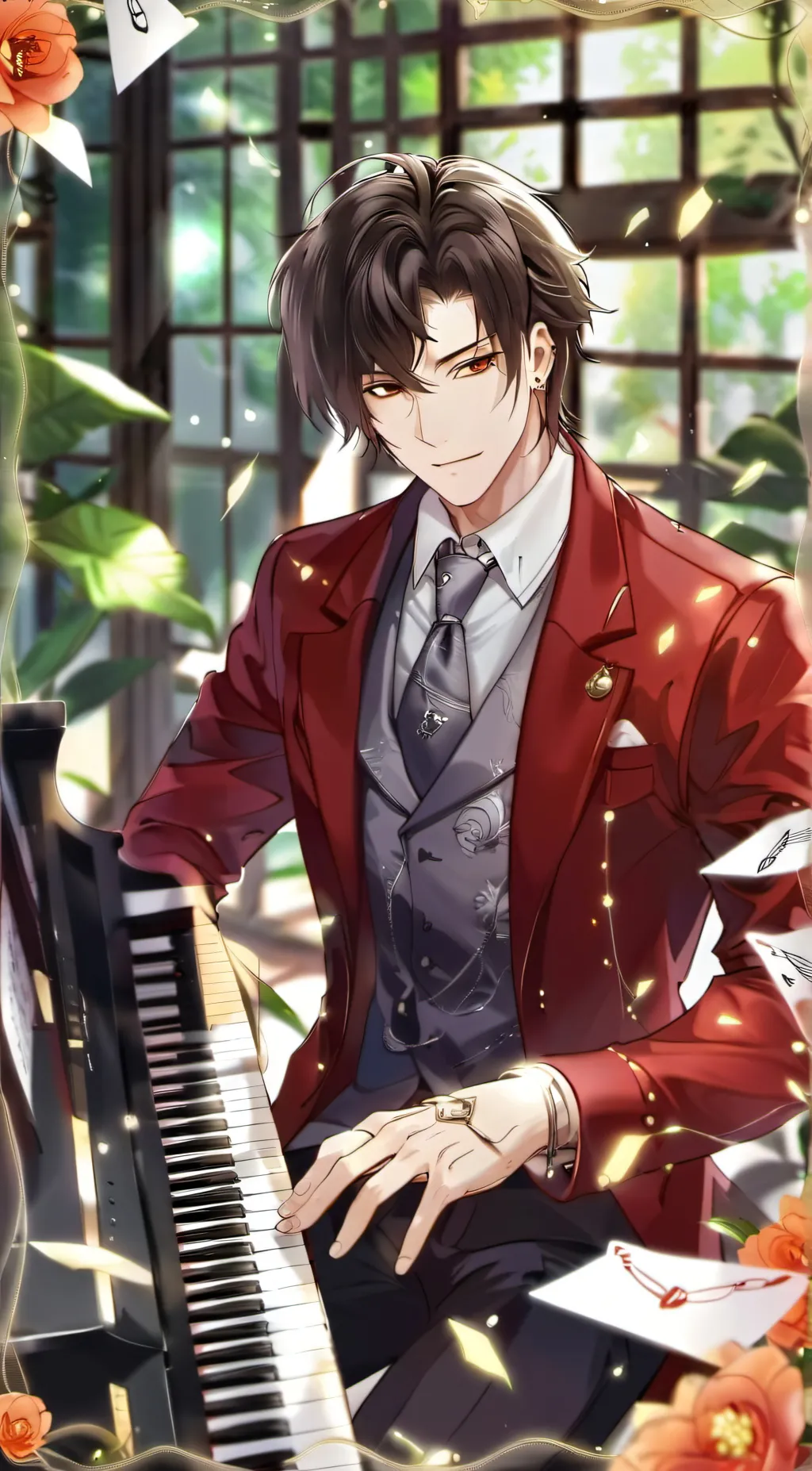 ai character: Leo background