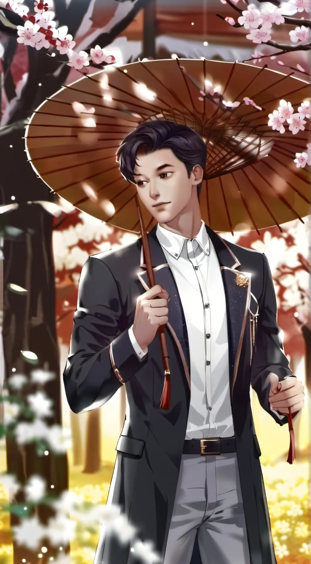 ai character: boys  background