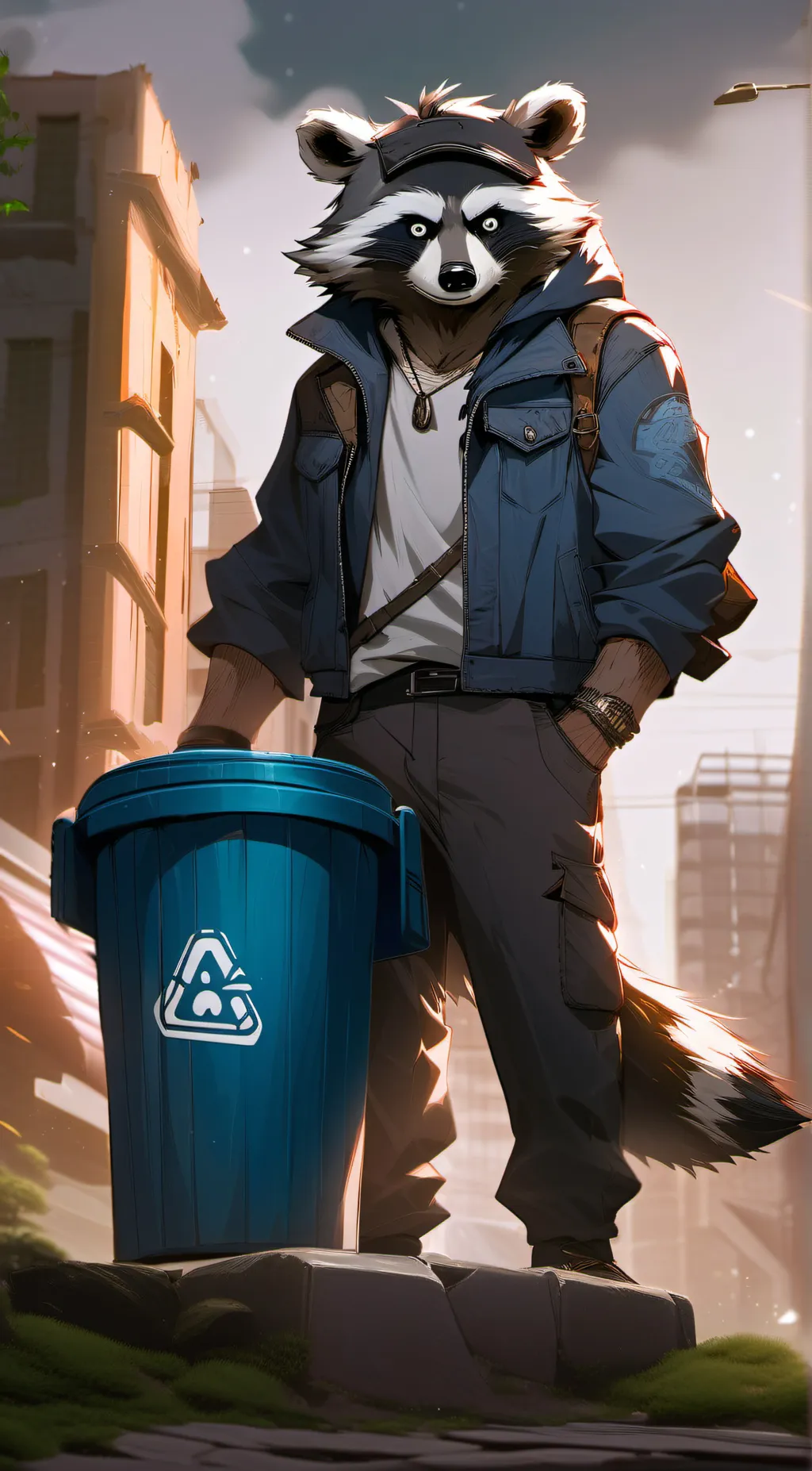 ai character: Rocko background