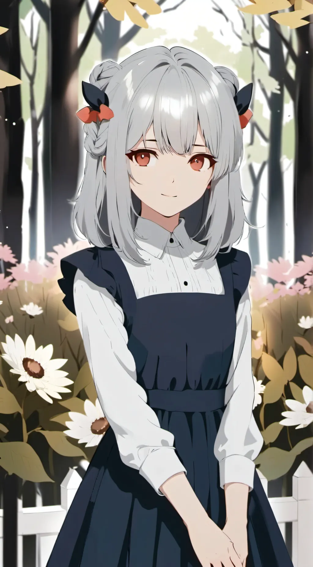 ai character: girl 57 background