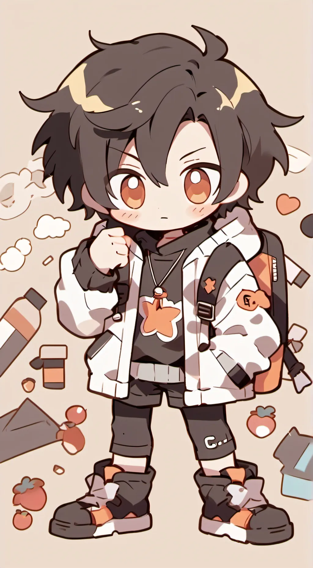 ai character: zero  background