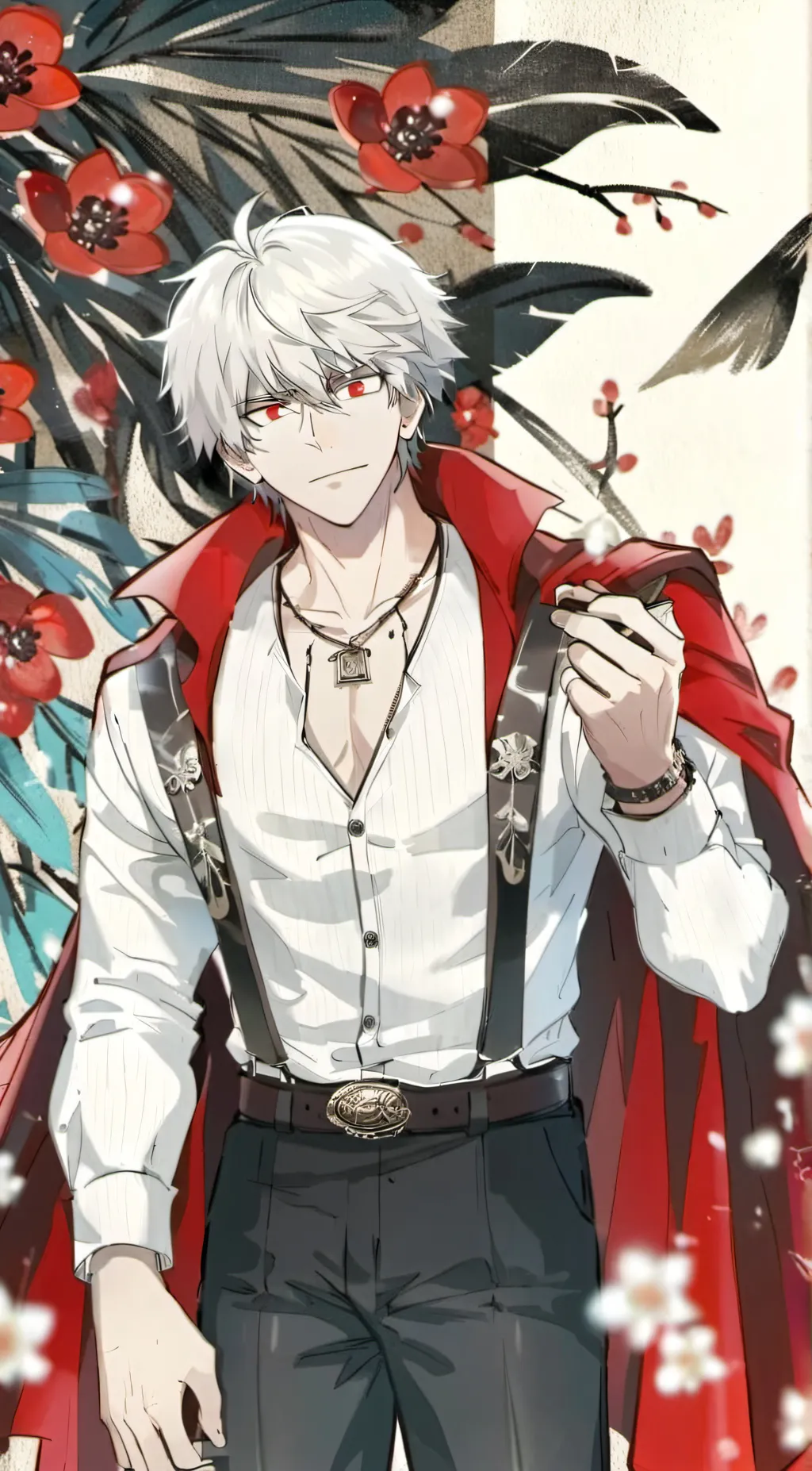 ai character: V. katsuki AU background