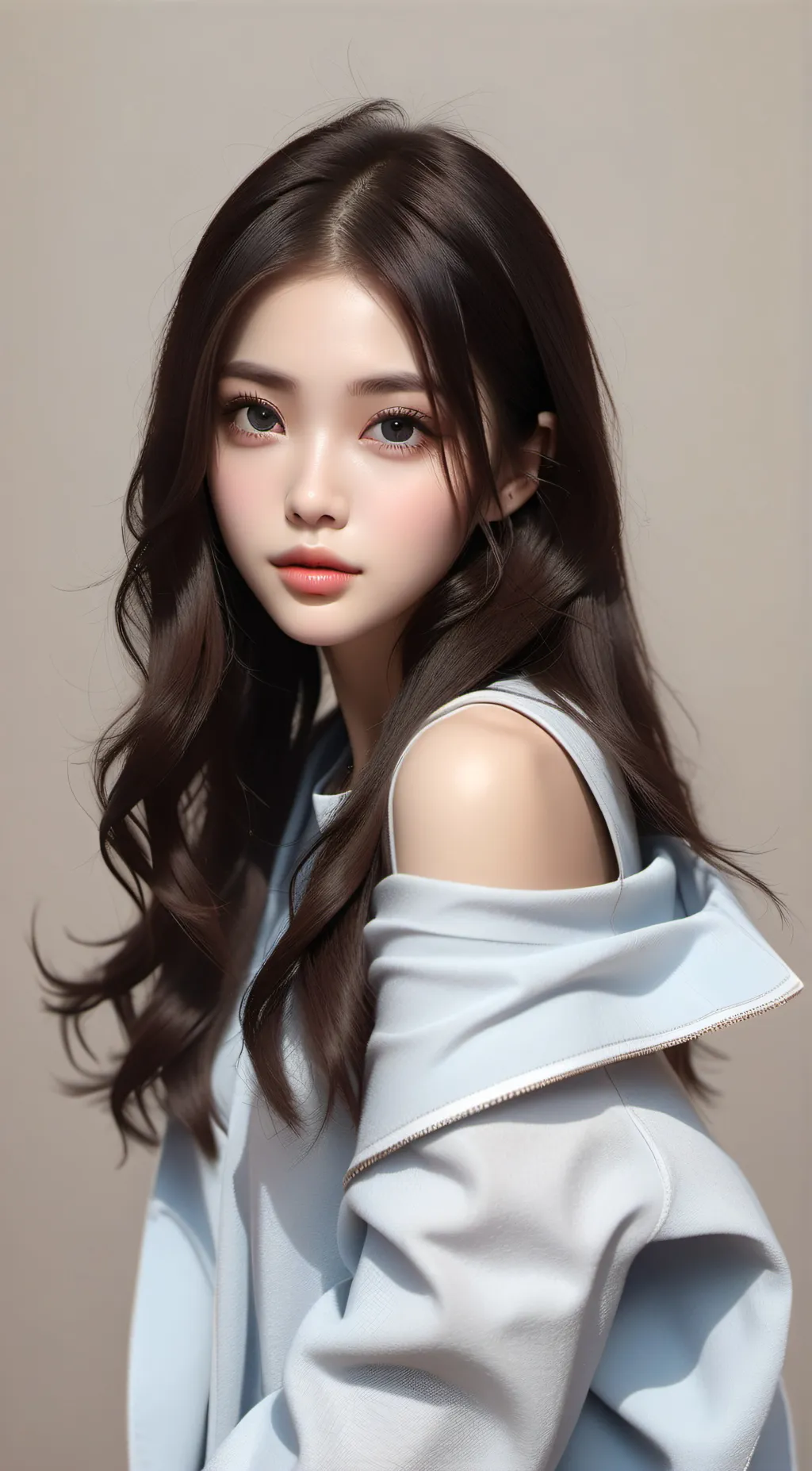 ai character: neutral light Kkum background