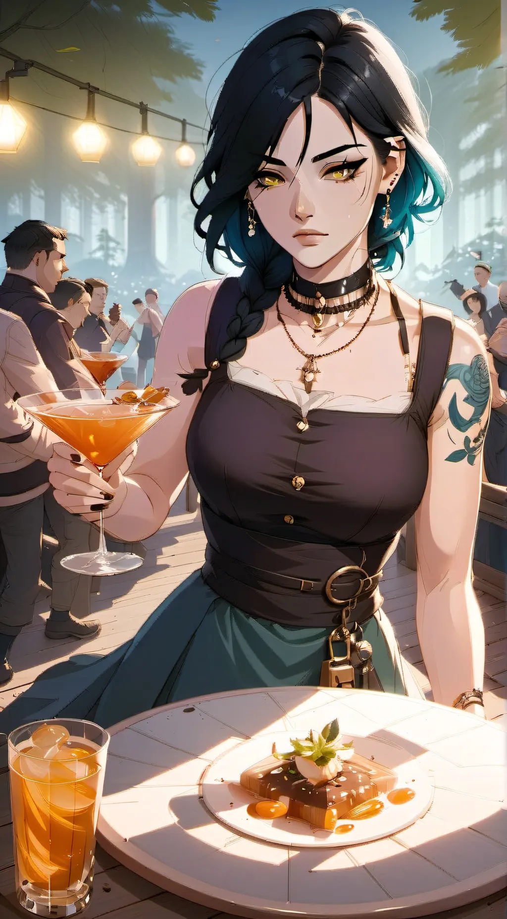 ai character: Claire  background