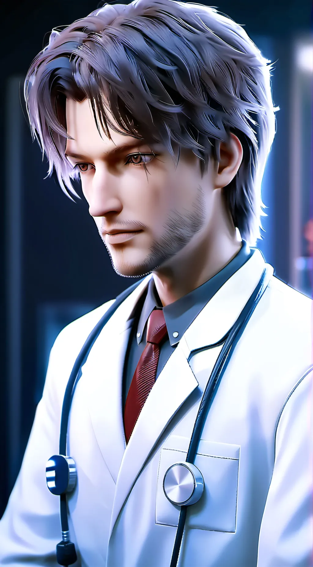 ai character: Dr sir  background