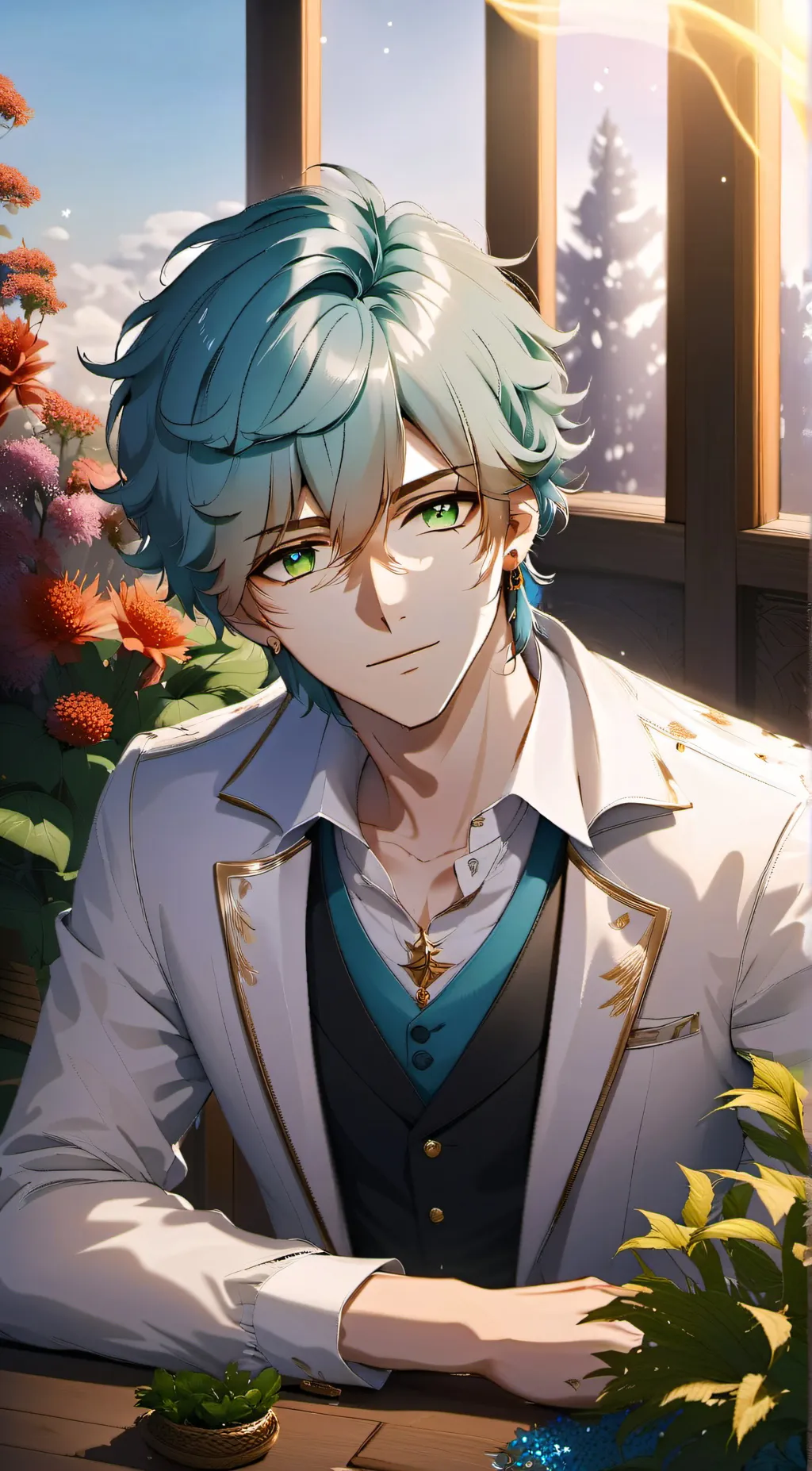 ai character: George  background