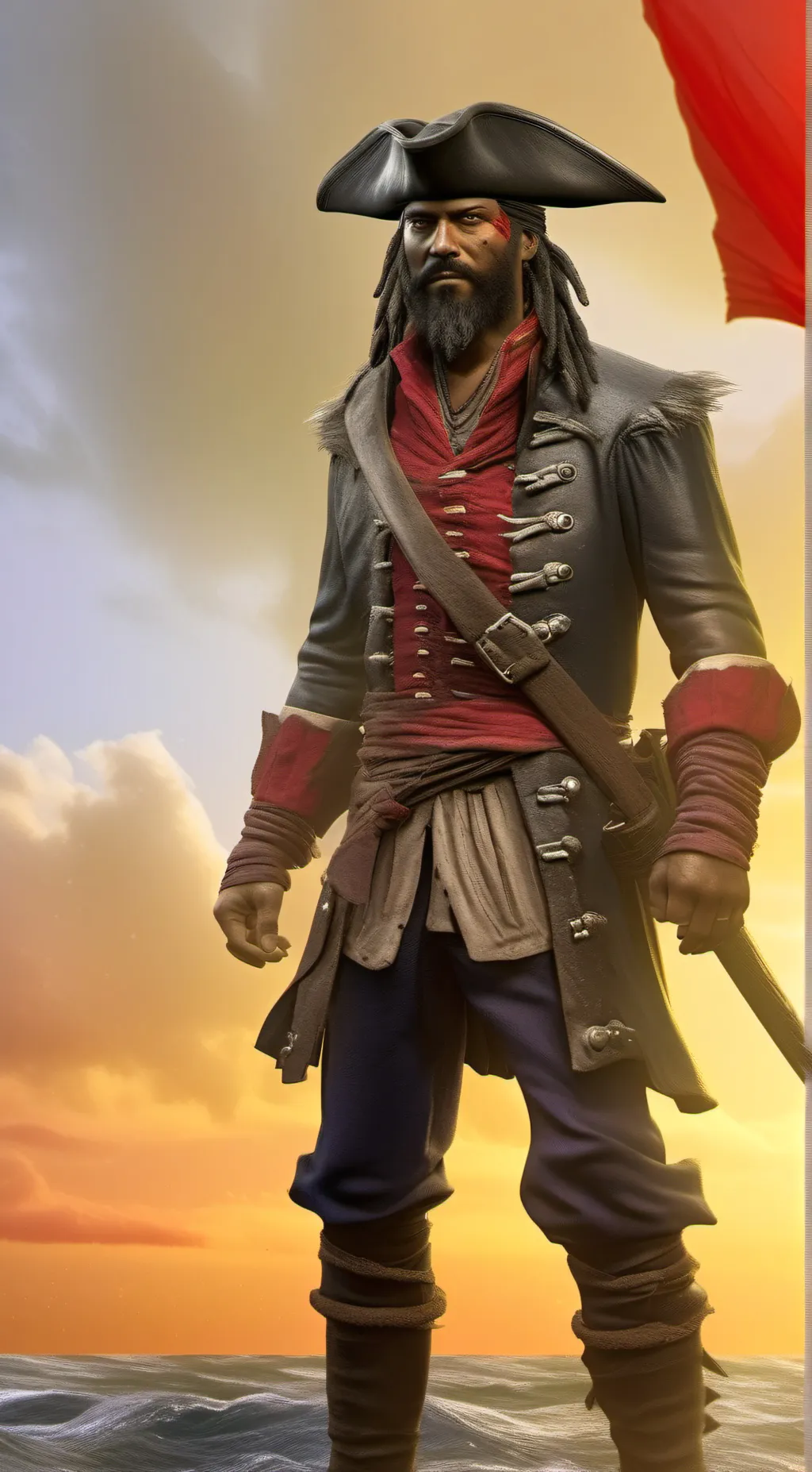 ai character: Captain Fox background