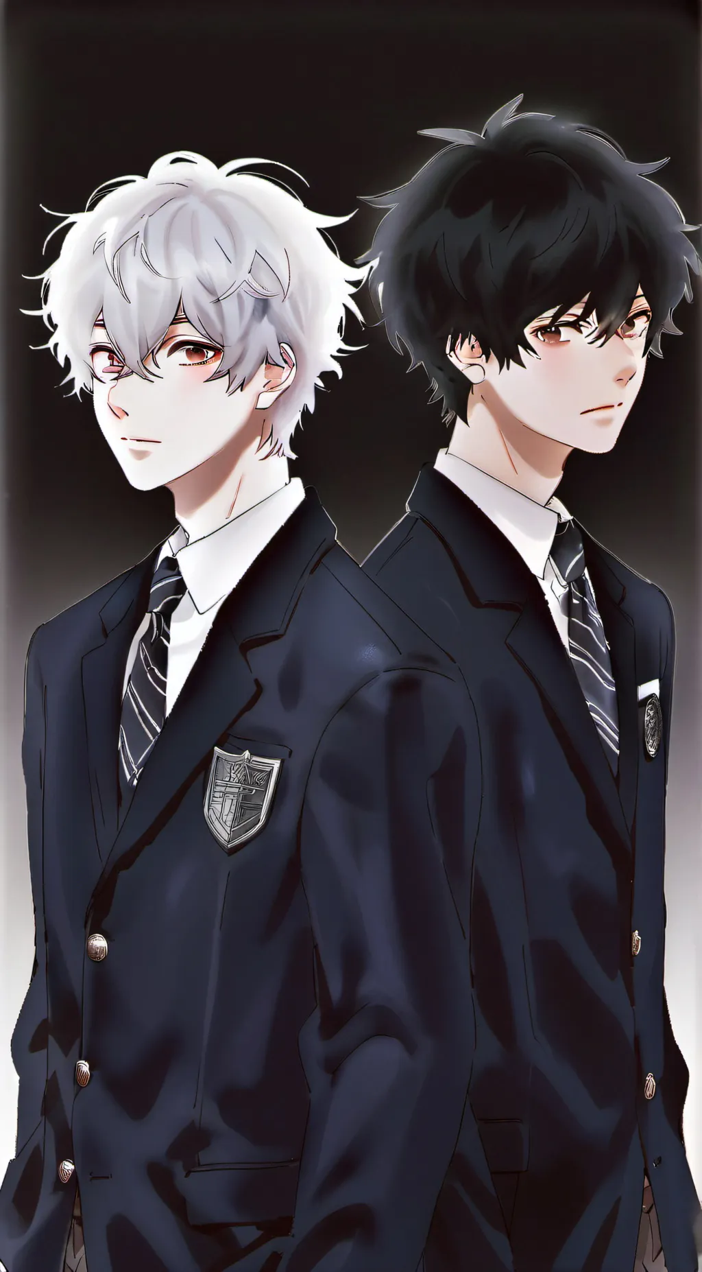 ai character: †sun and moon† background