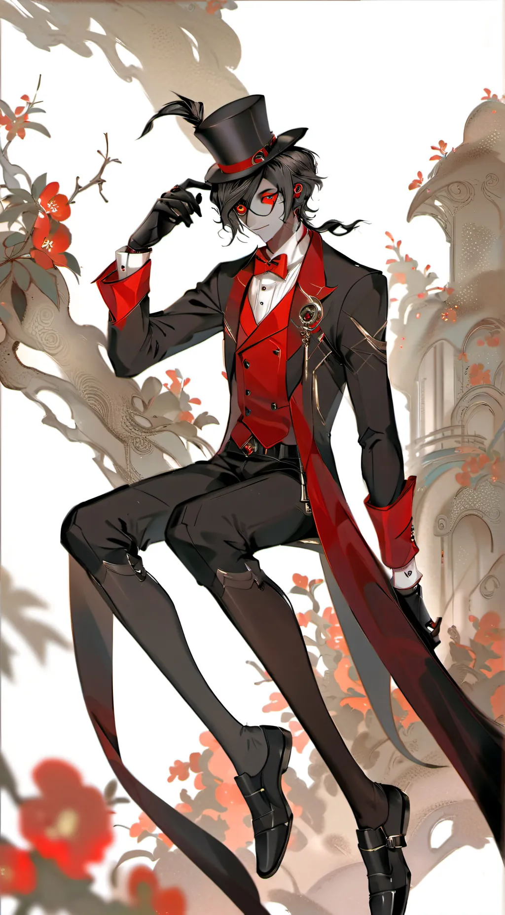 ai character: alastor  background