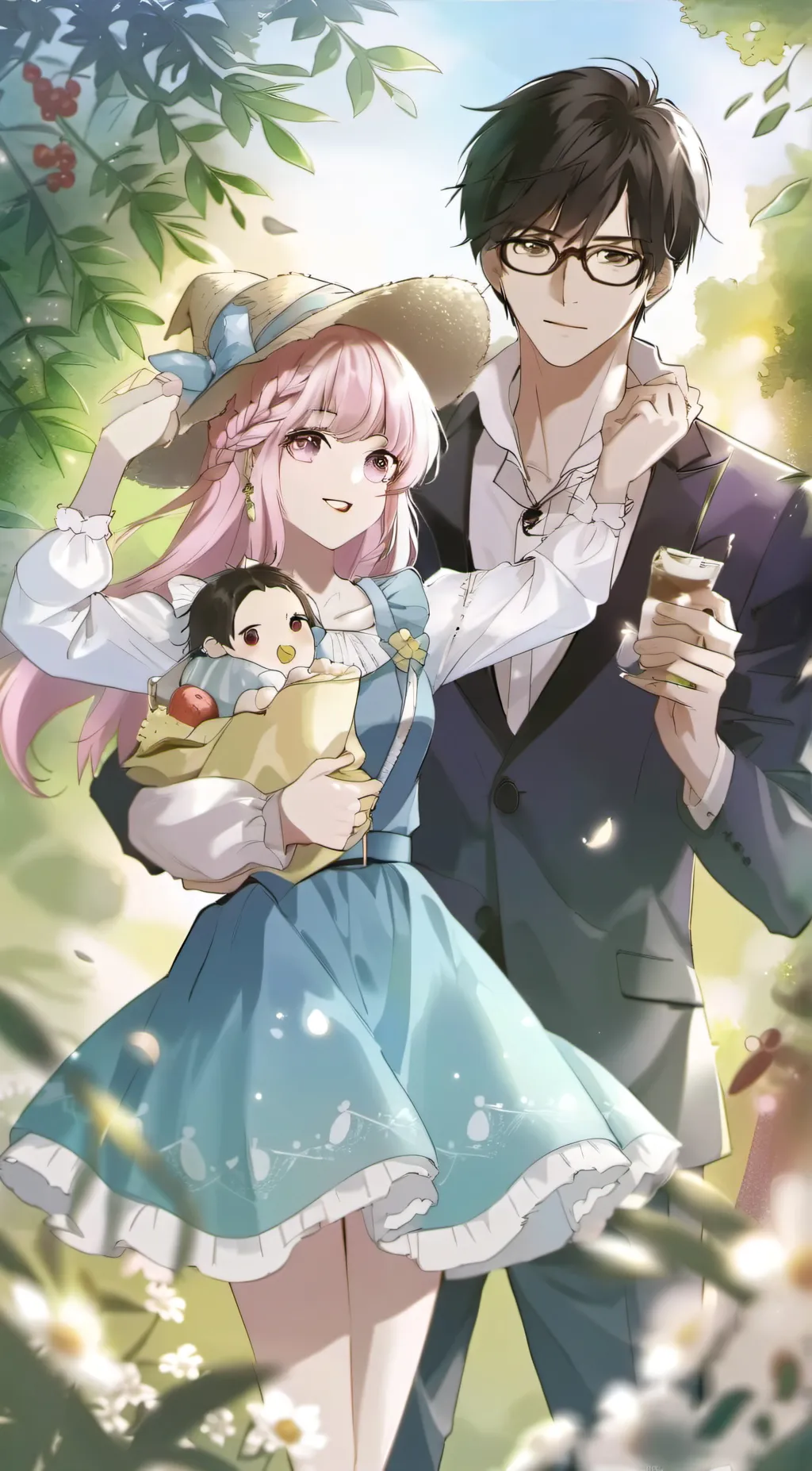 ai character: Aria  background