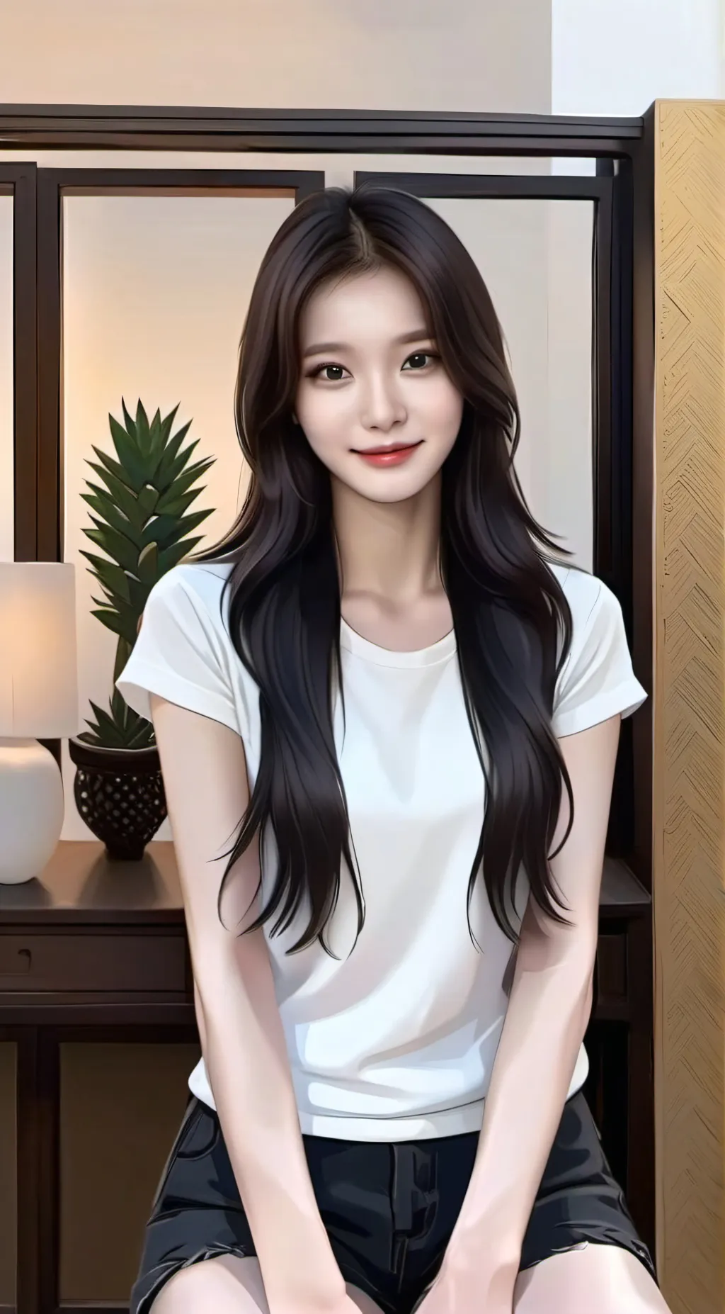 ai character: Min-ji background