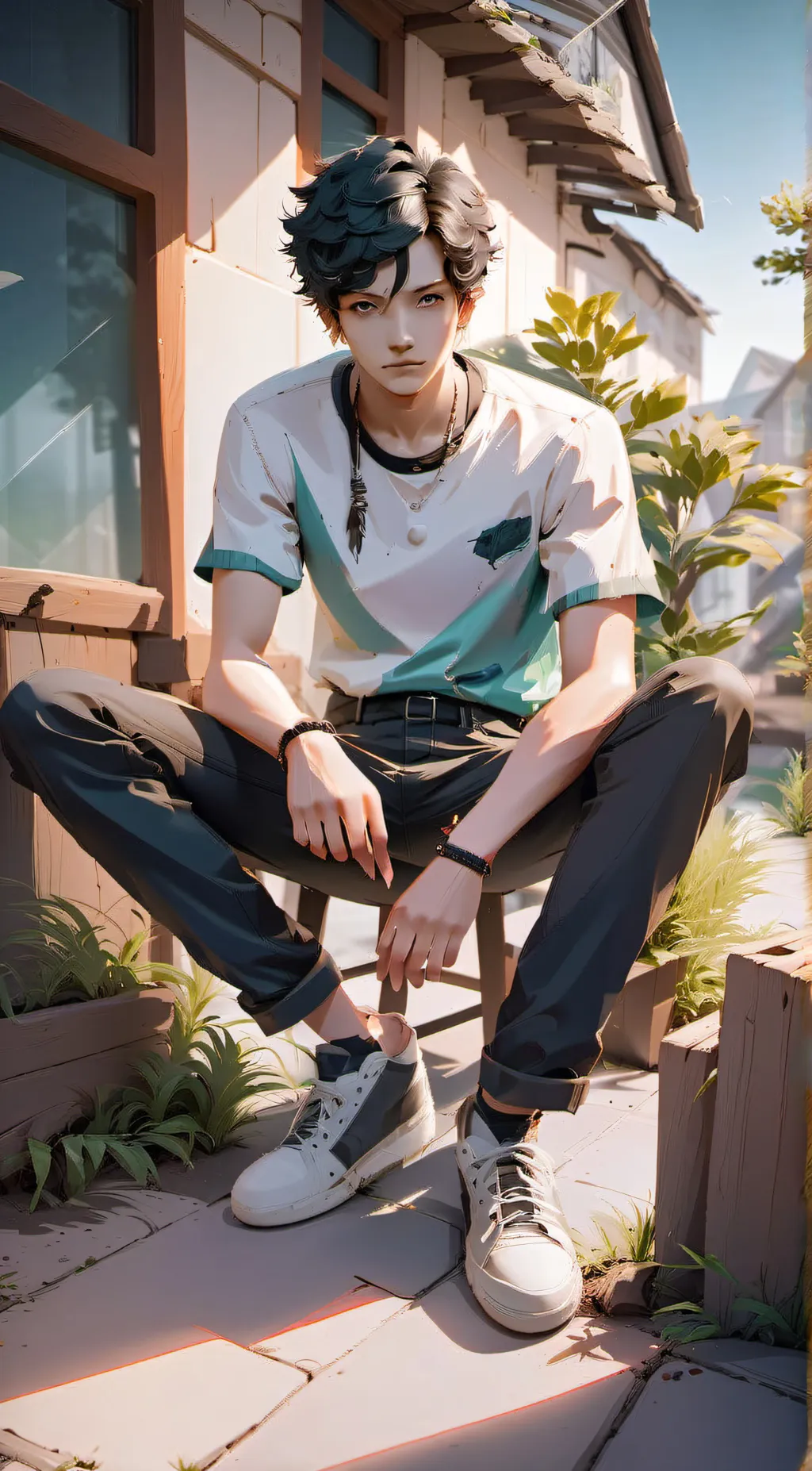 ai character: Vincent background