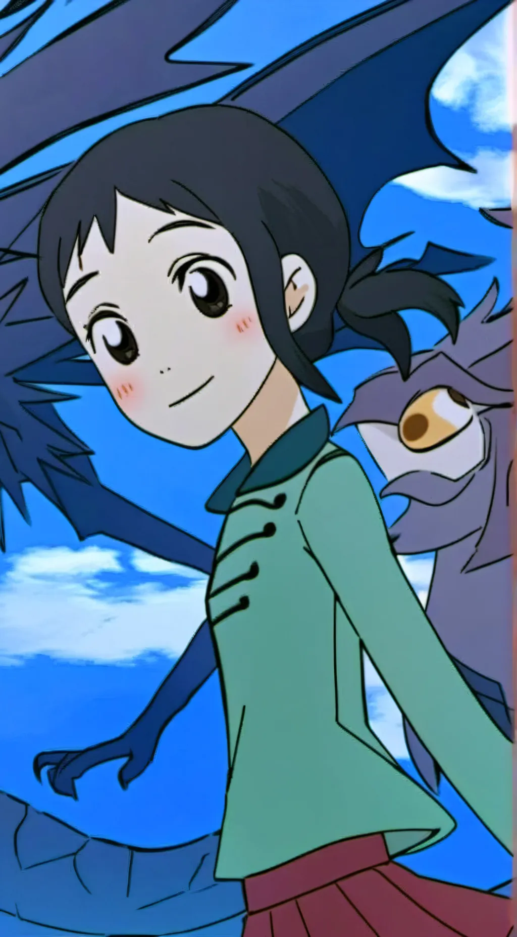 ai character: Masotan & Hisone background