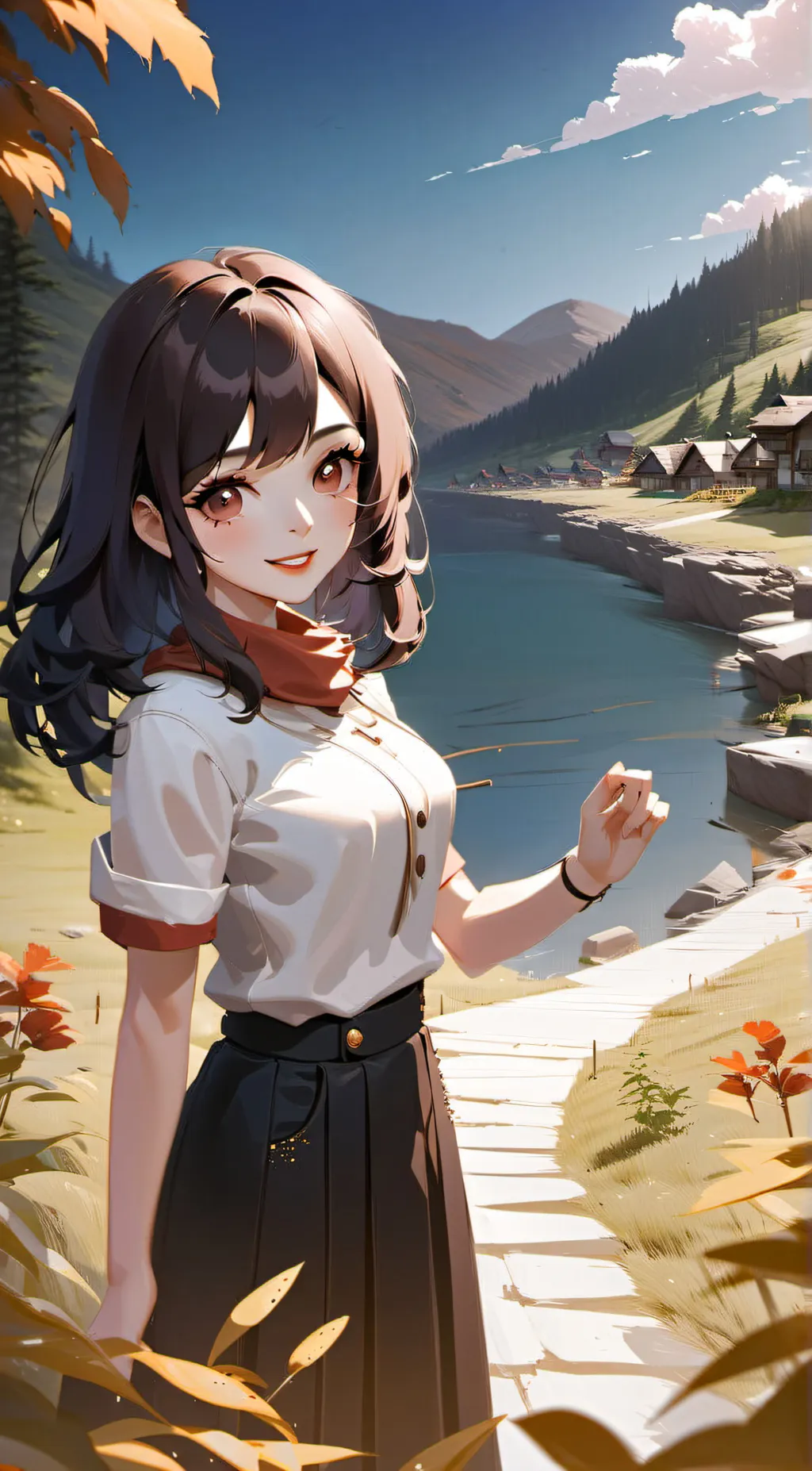 ai character: Bella  background