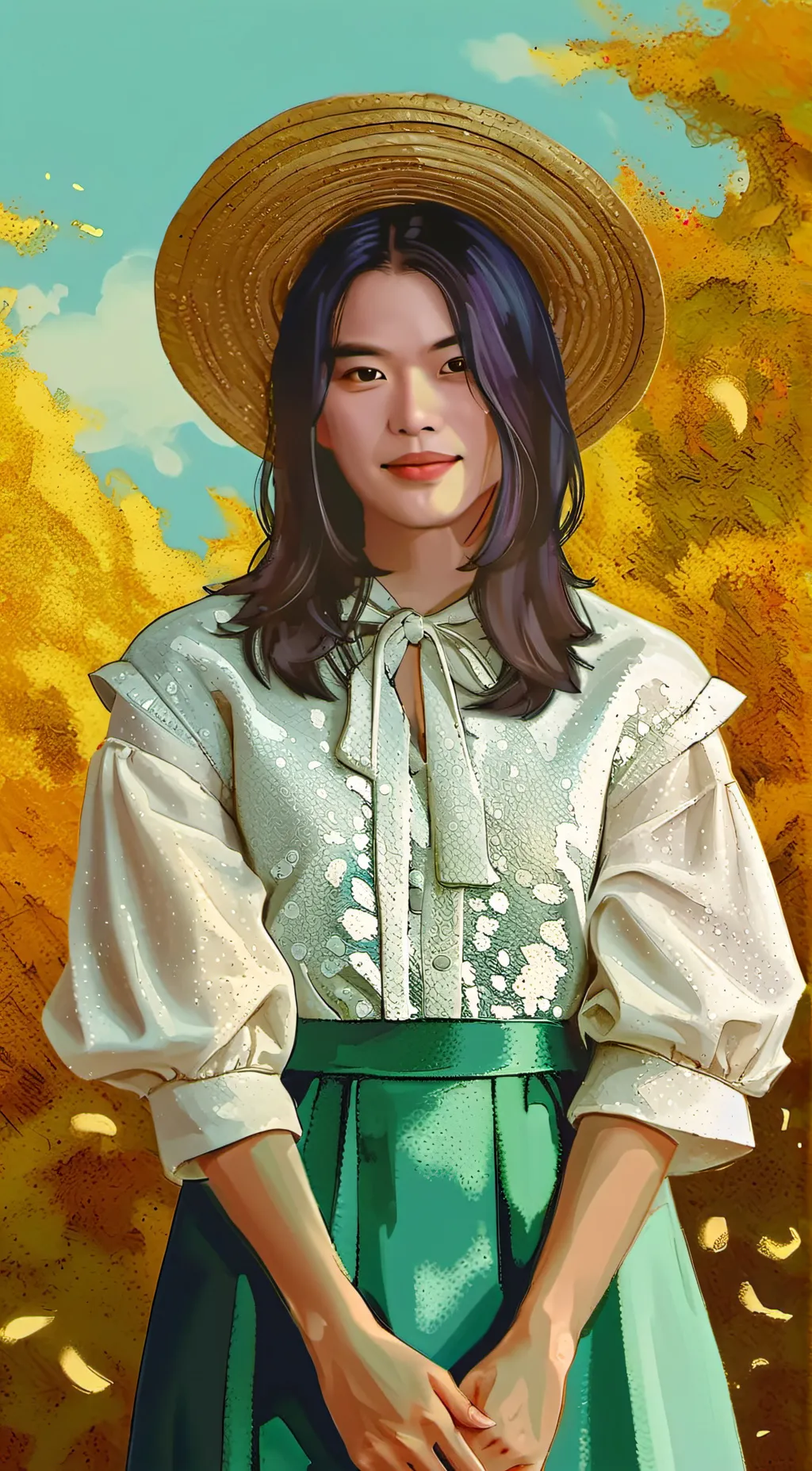 ai character: Lunar background