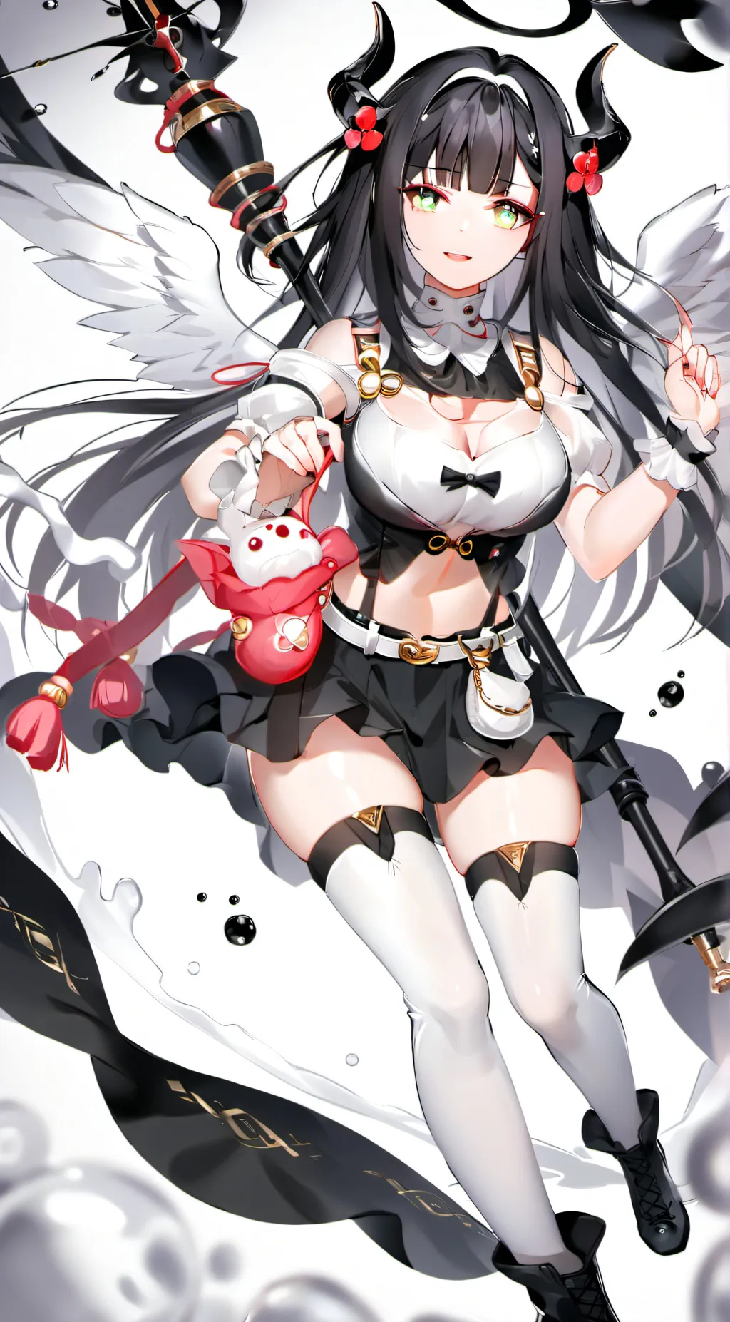 ai character: Albedo background