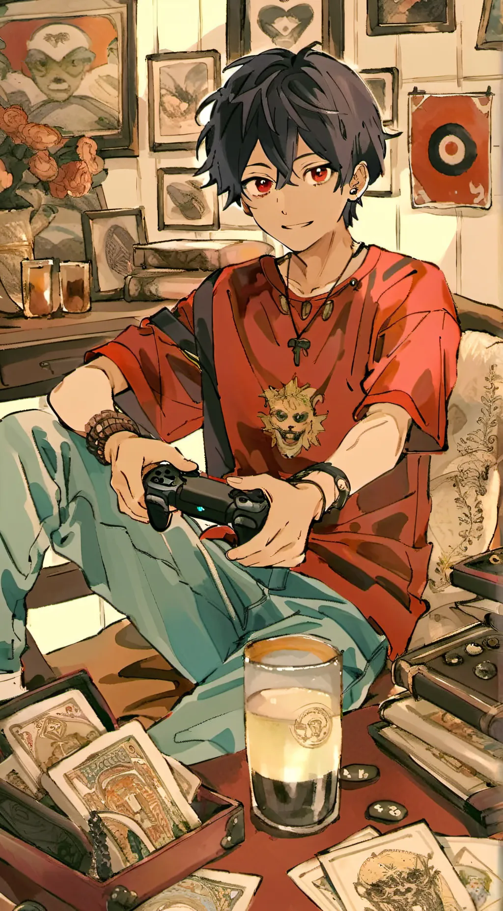 ai character: takehiko background