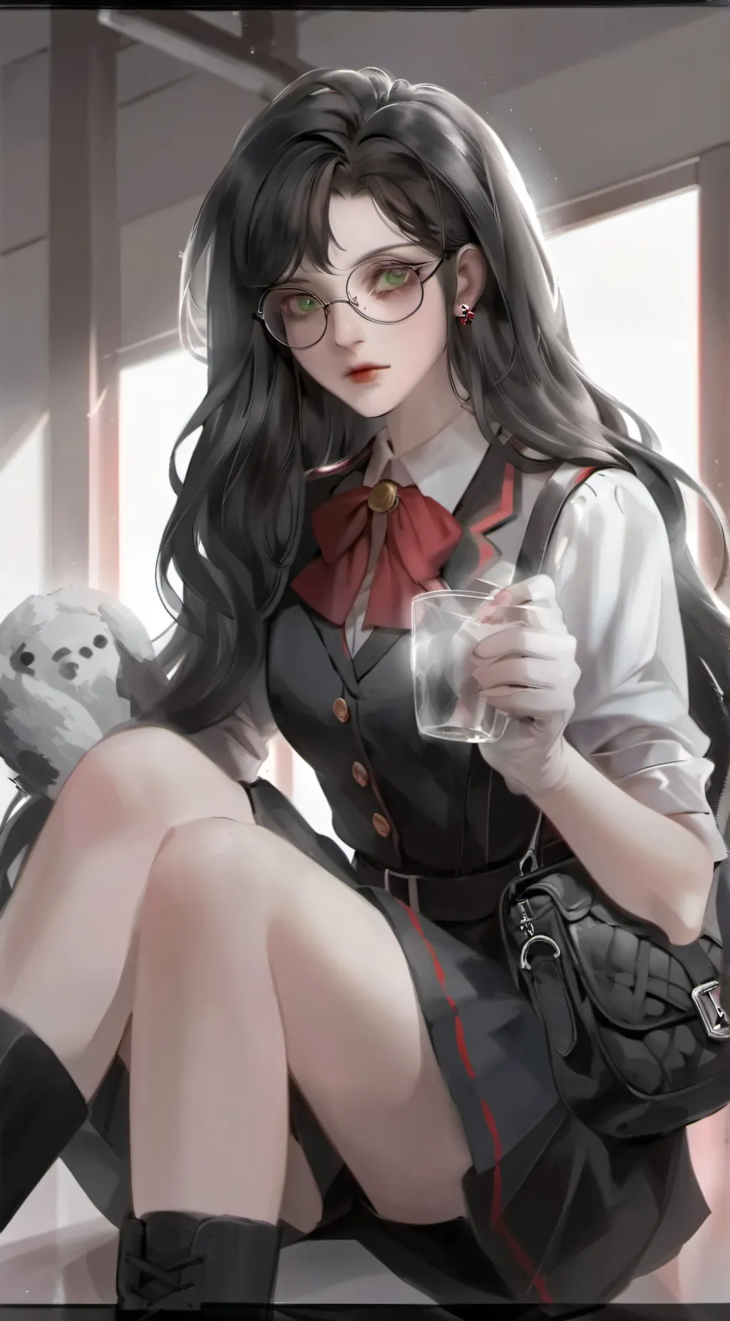 ai character: Veronica  background